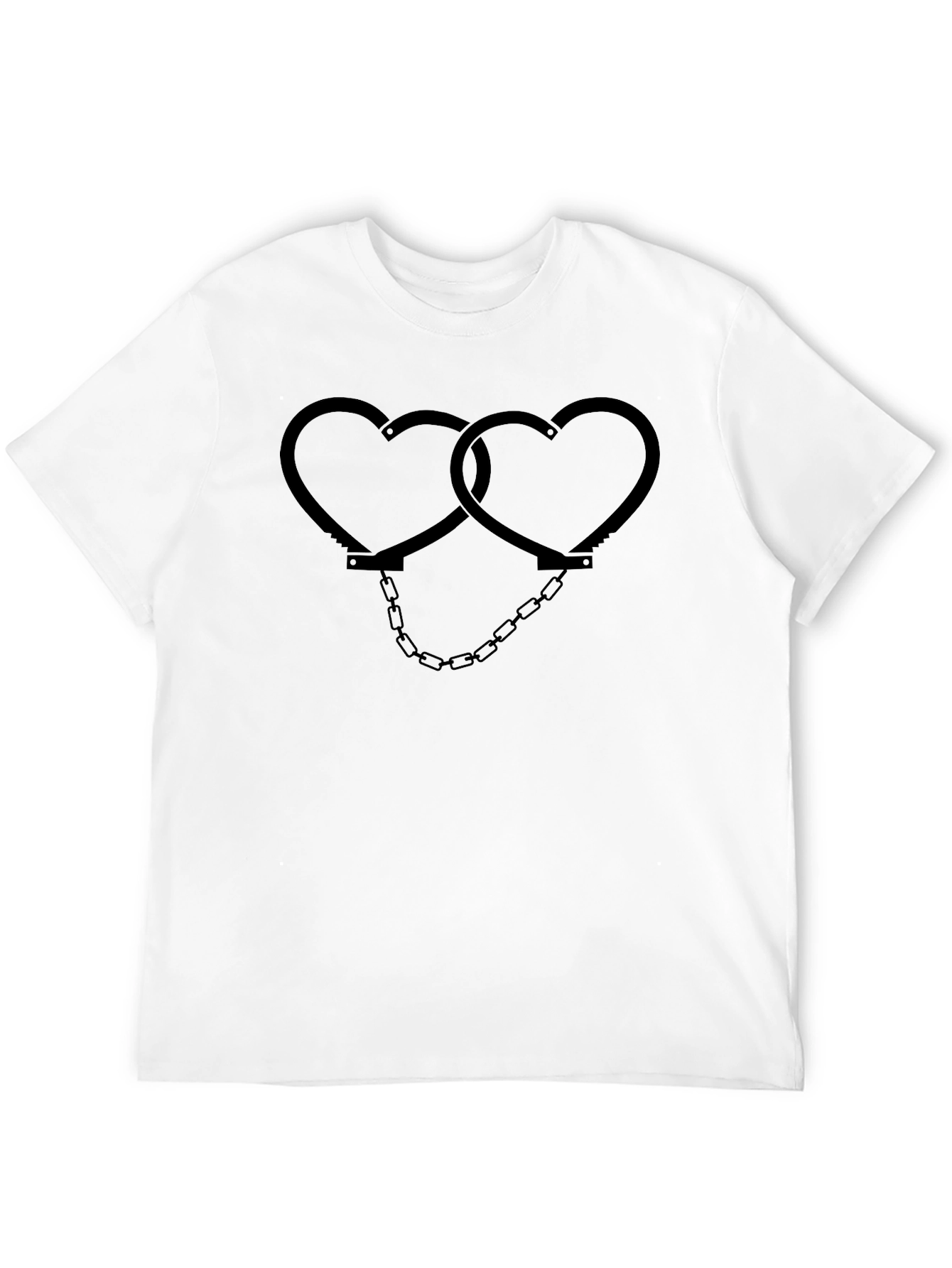 Heart Handcuff Graphic T-Shirt