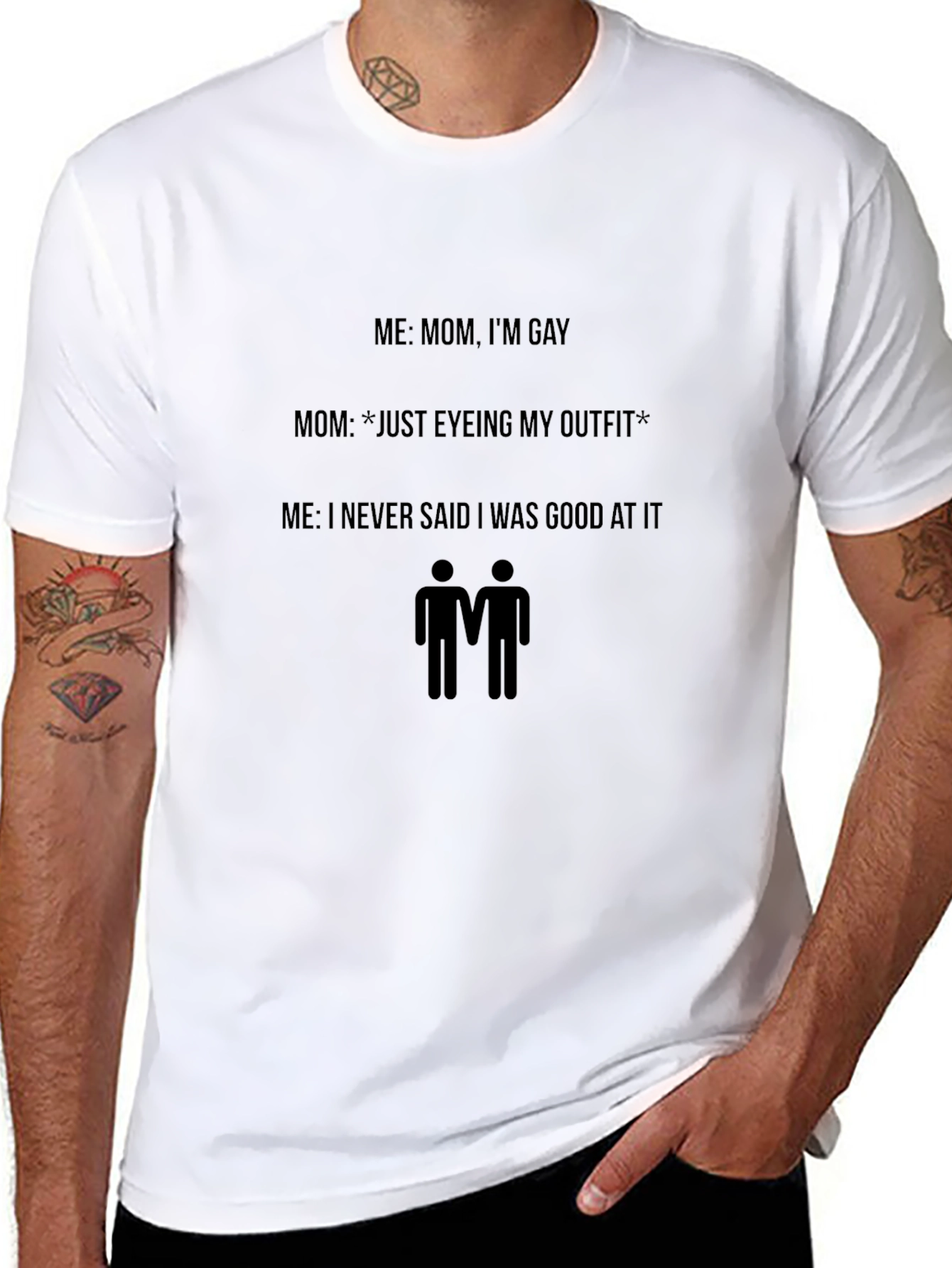 Humorous Gay Pride T-Shirt - Moms Outfit Critique