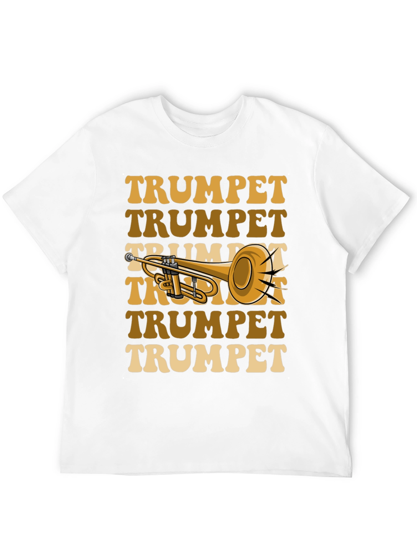 Retro Trumpet T-Shirt - Musical Instrument Tee