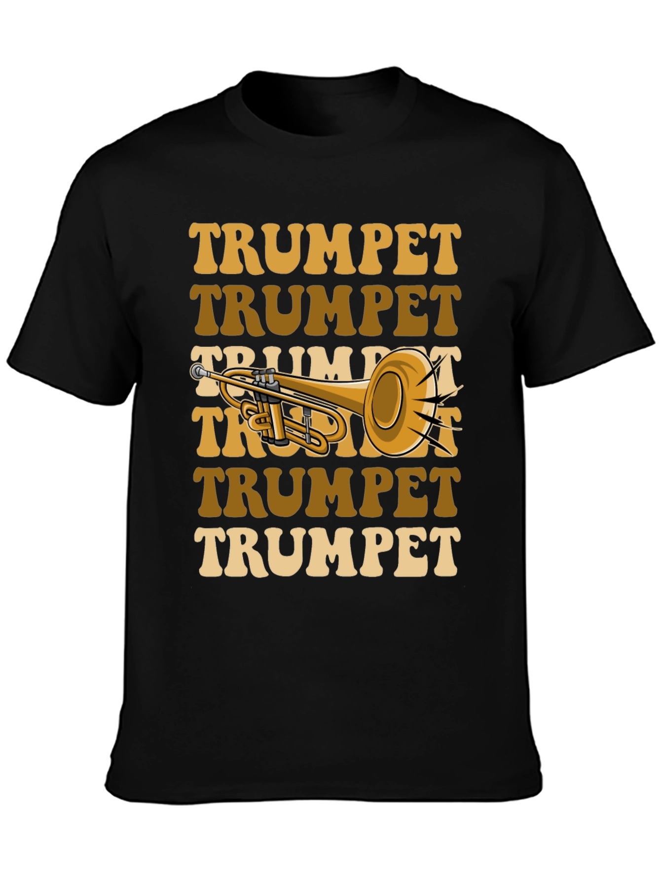 Retro Trumpet T-Shirt - Musical Instrument Tee