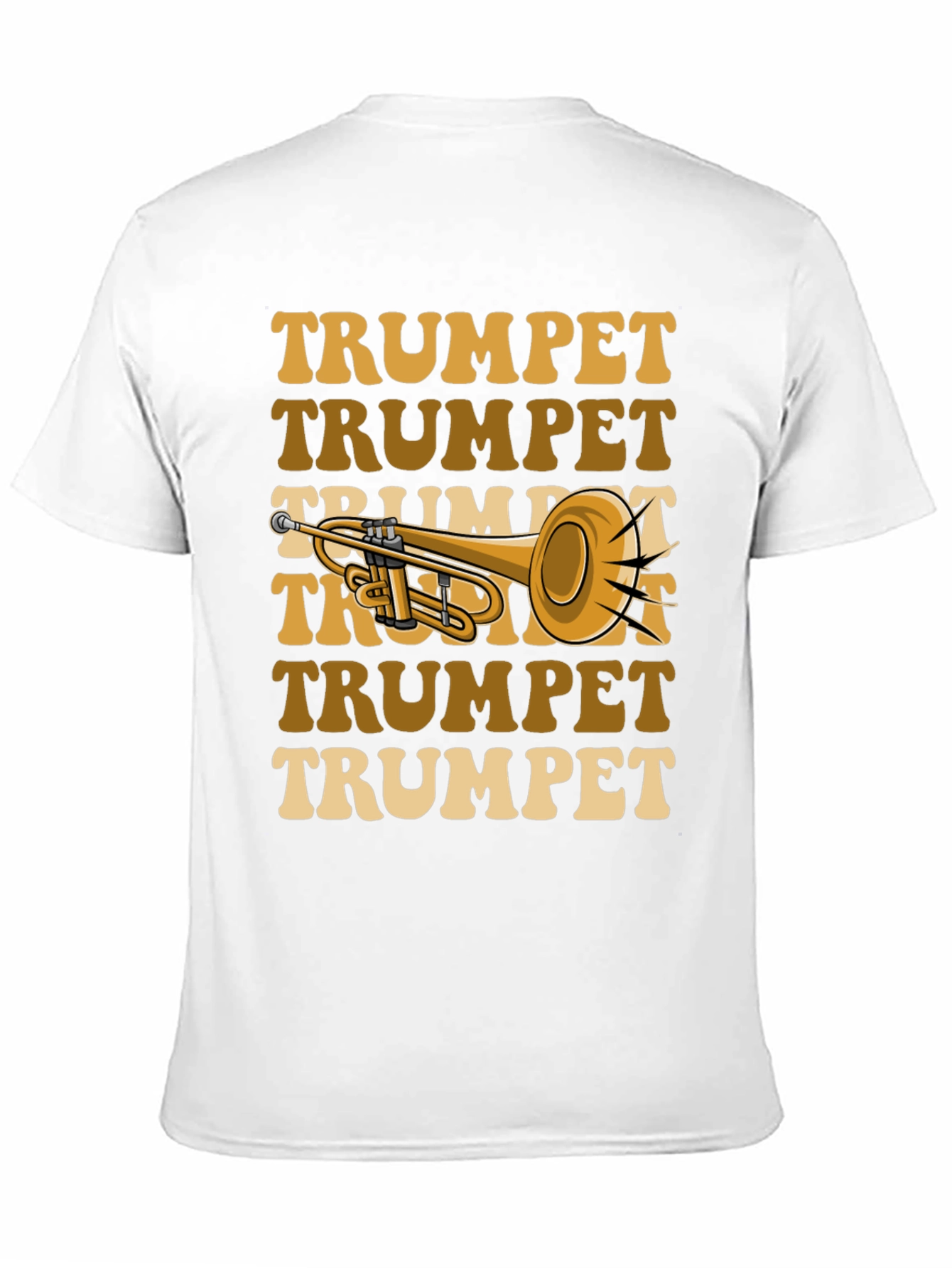 Retro Trumpet T-Shirt - Musical Instrument Tee
