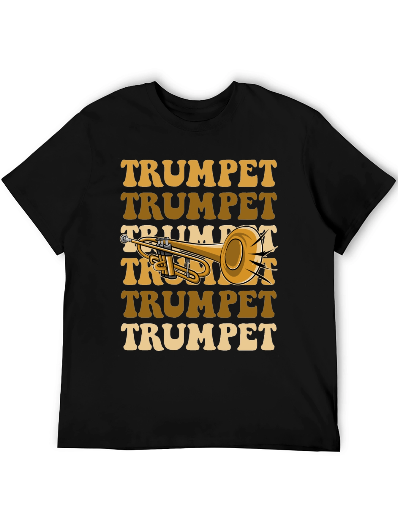 Retro Trumpet T-Shirt - Musical Instrument Tee