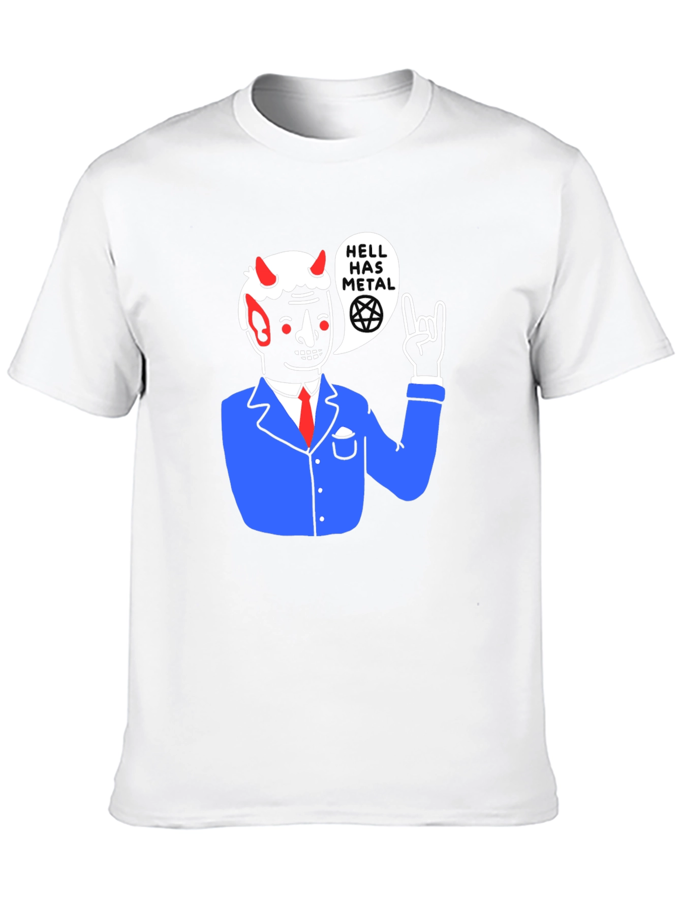 Hell Has Metal T-Shirt - Devil Graphic Tee