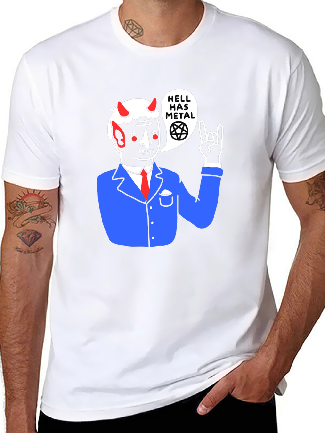 Hell Has Metal T-Shirt - Devil Graphic Tee