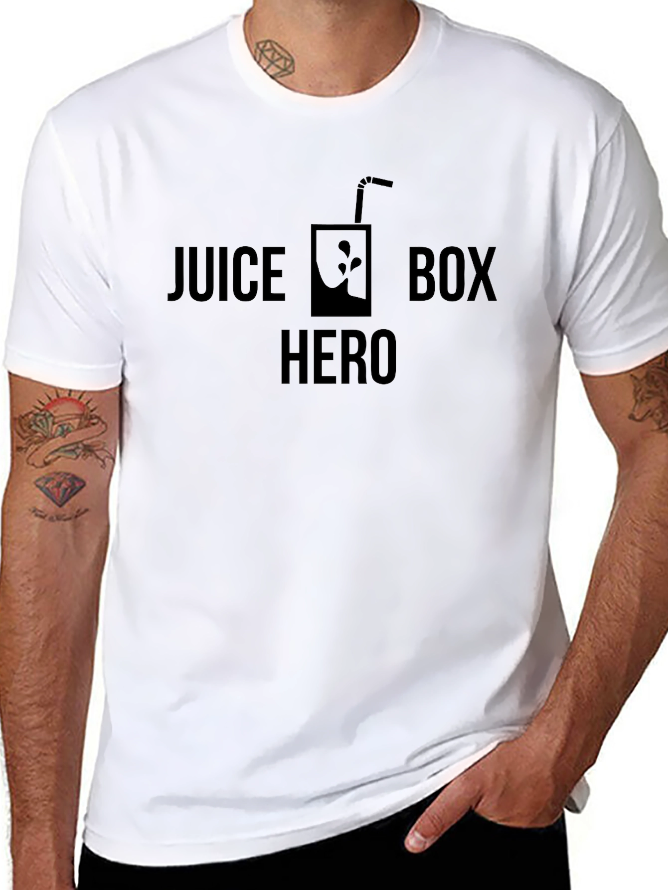 Juice Box Hero Graphic Tee - Black