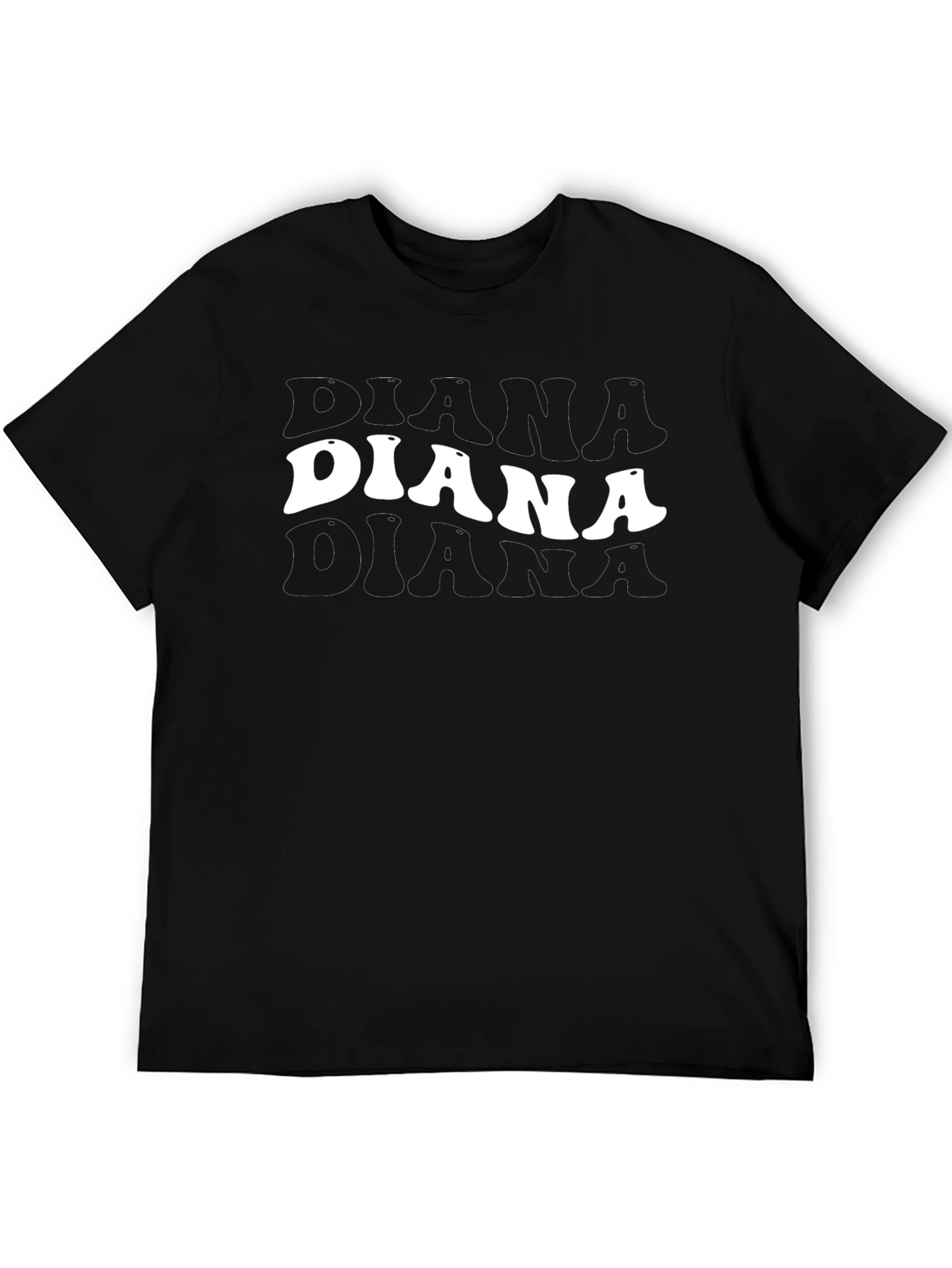 Diana T-Shirt - Retro Style Word Graphic Tee