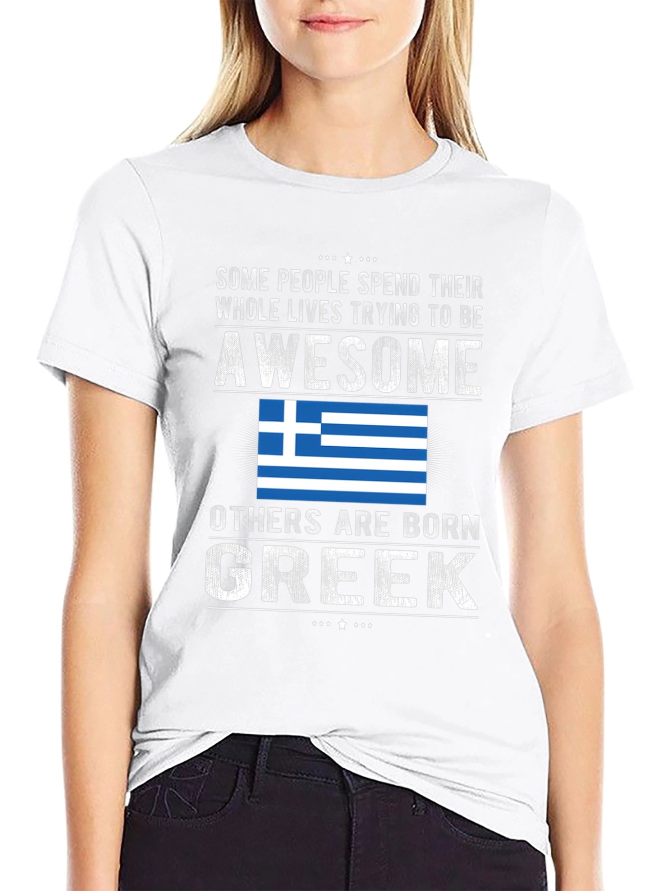 Born Greek T-Shirt - Awesome Tee