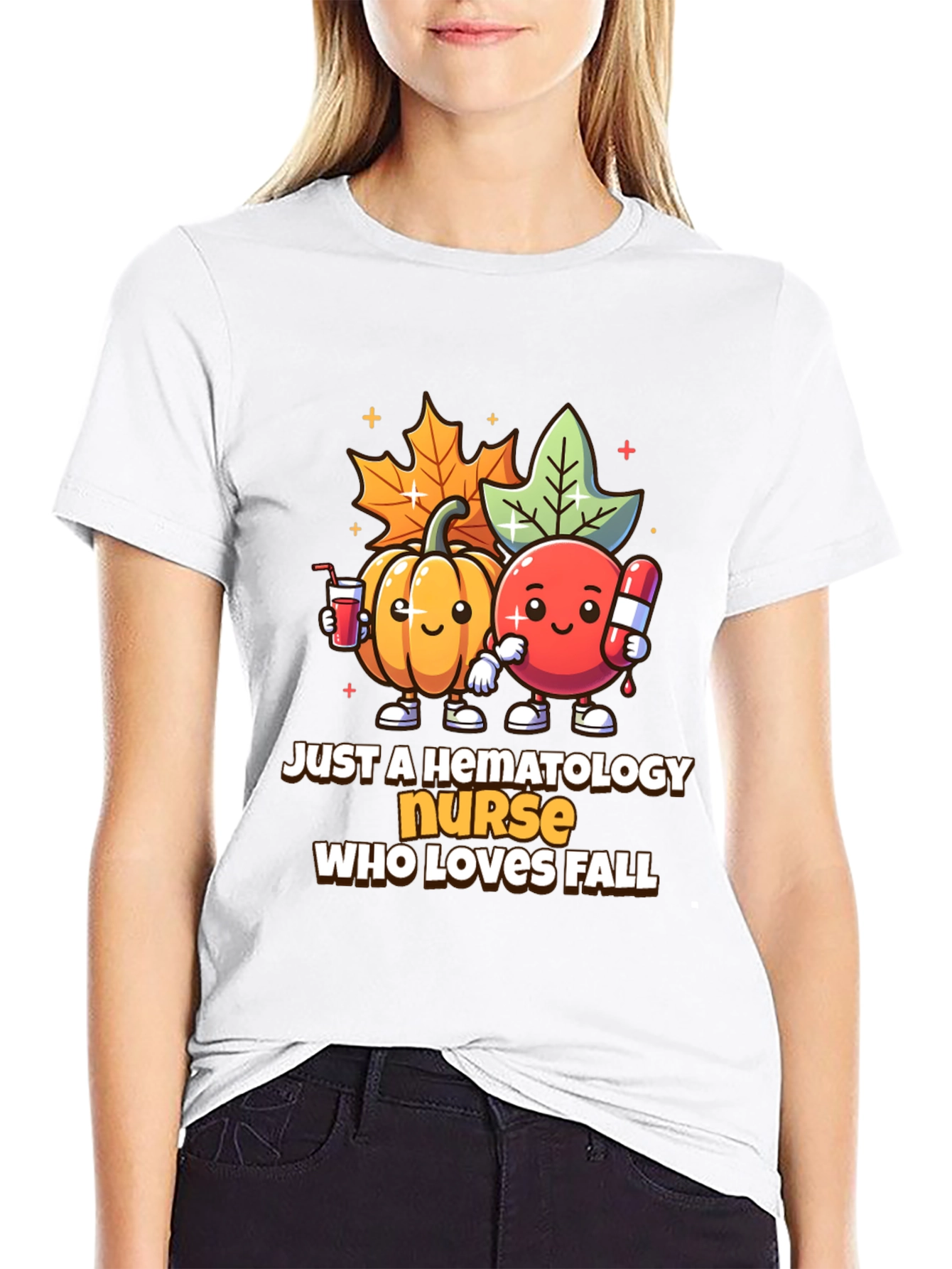 Hematology Nurse Fall T-Shirt