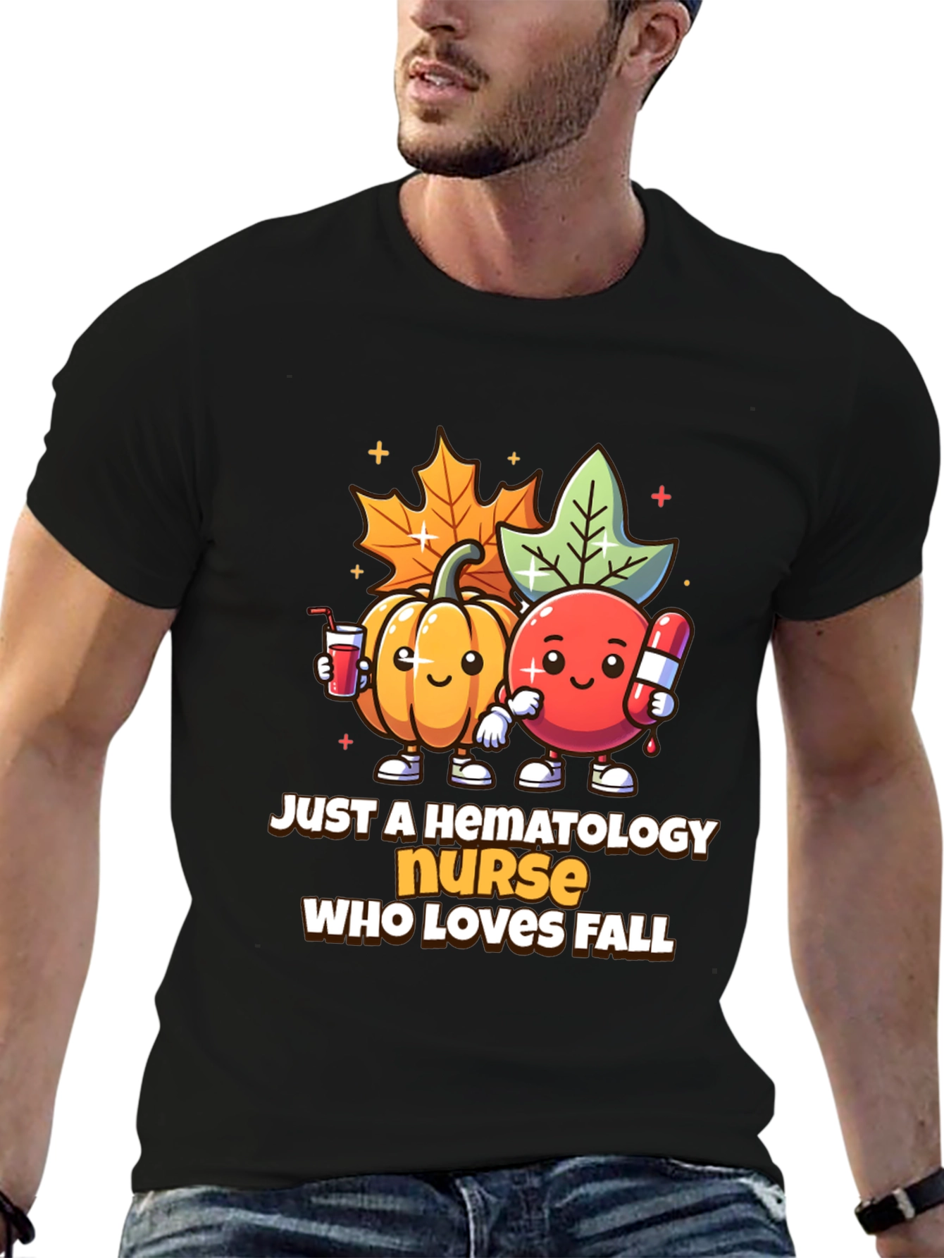 Hematology Nurse Fall T-Shirt