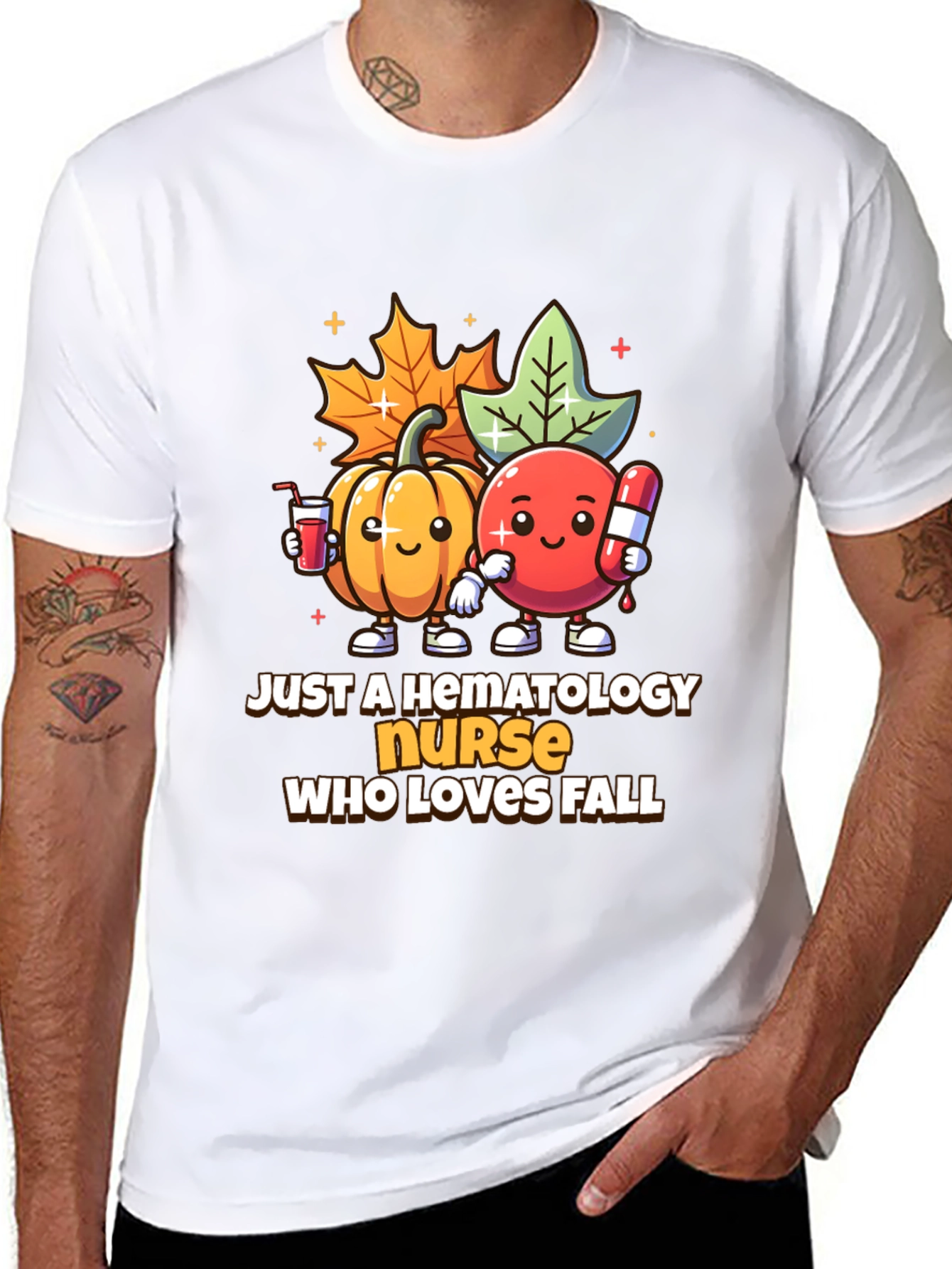 Hematology Nurse Fall T-Shirt