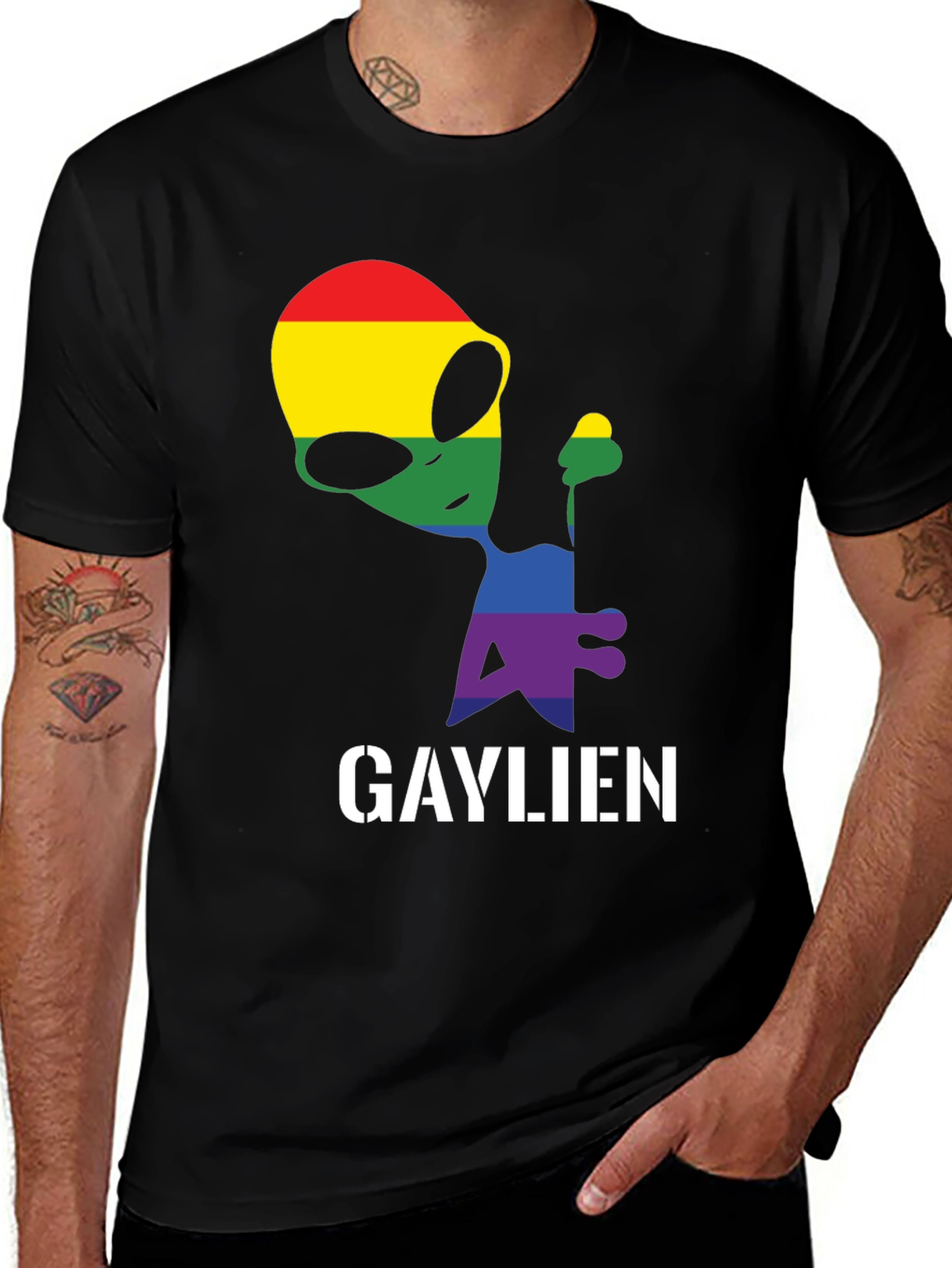 Gaylien T-Shirt - LGBTQ+ Pride Alien Tee