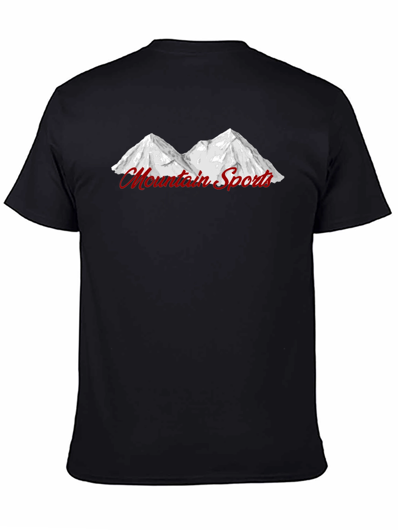 Mountain Sports Graphic T-Shirt - Black