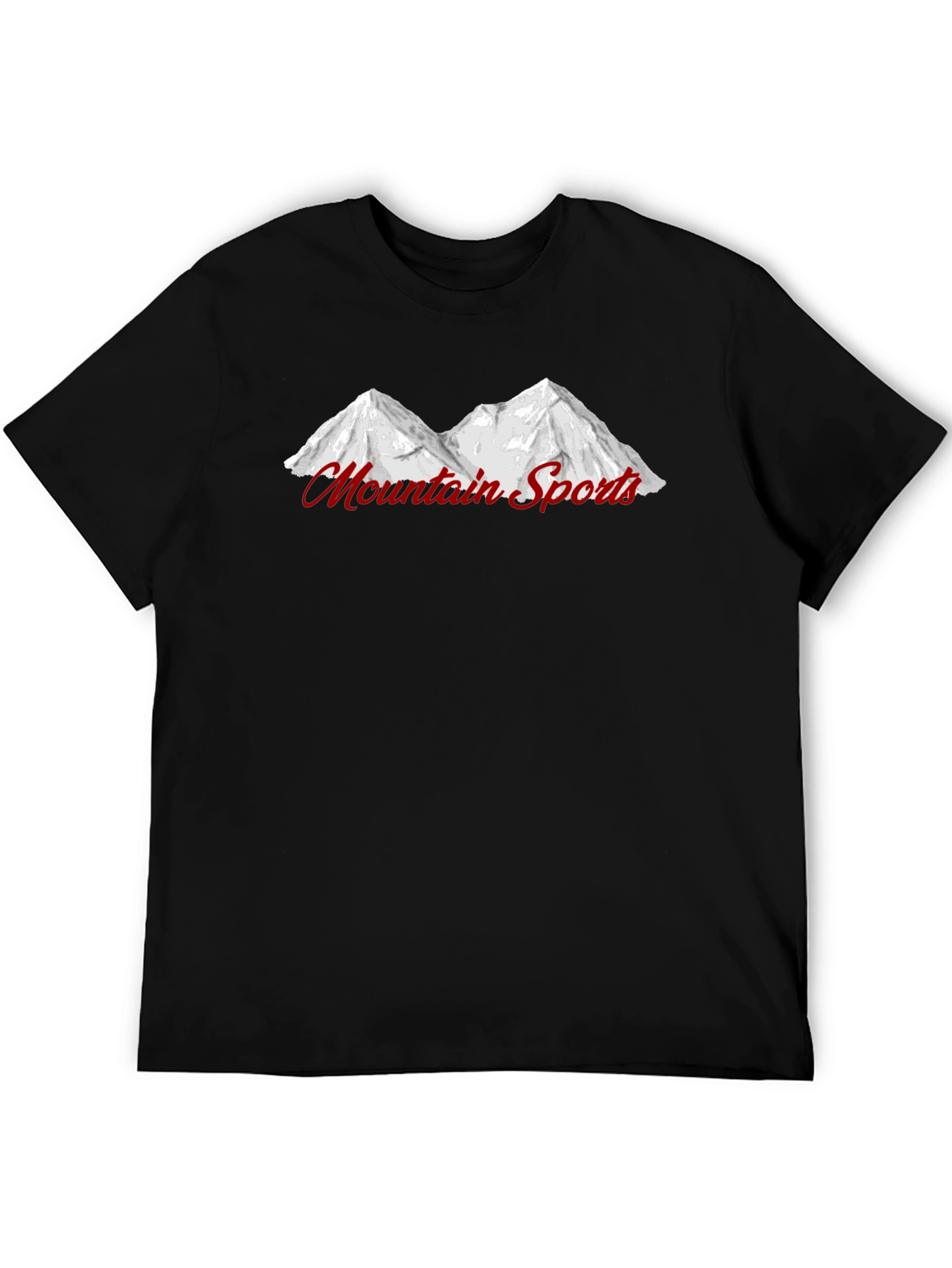 Mountain Sports Graphic T-Shirt - Black