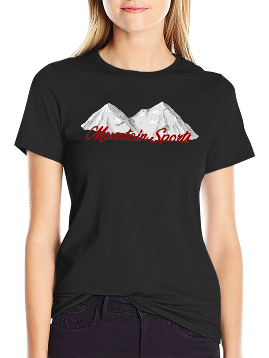 Mountain Sports Graphic T-Shirt - Black