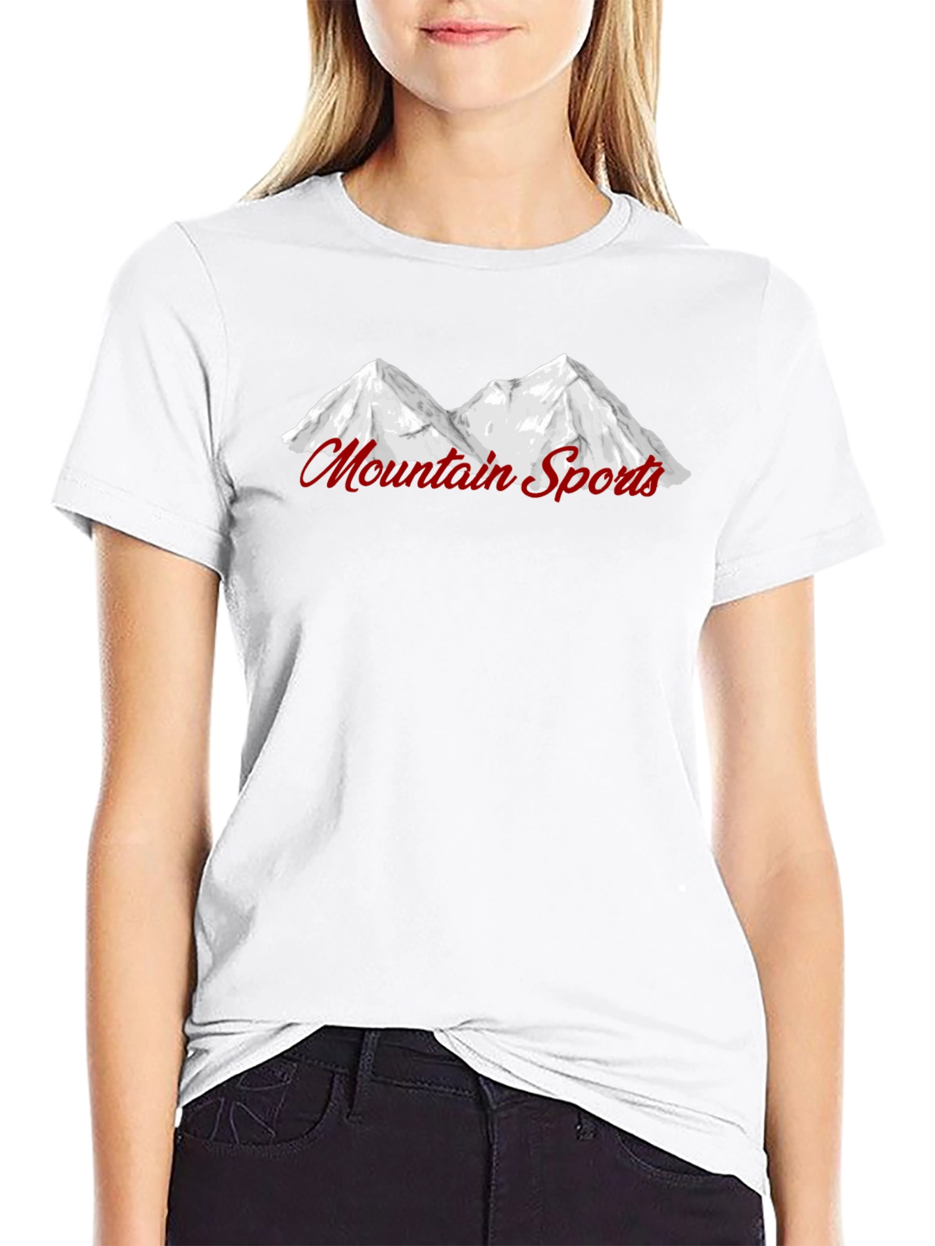 Mountain Sports Graphic T-Shirt - Black