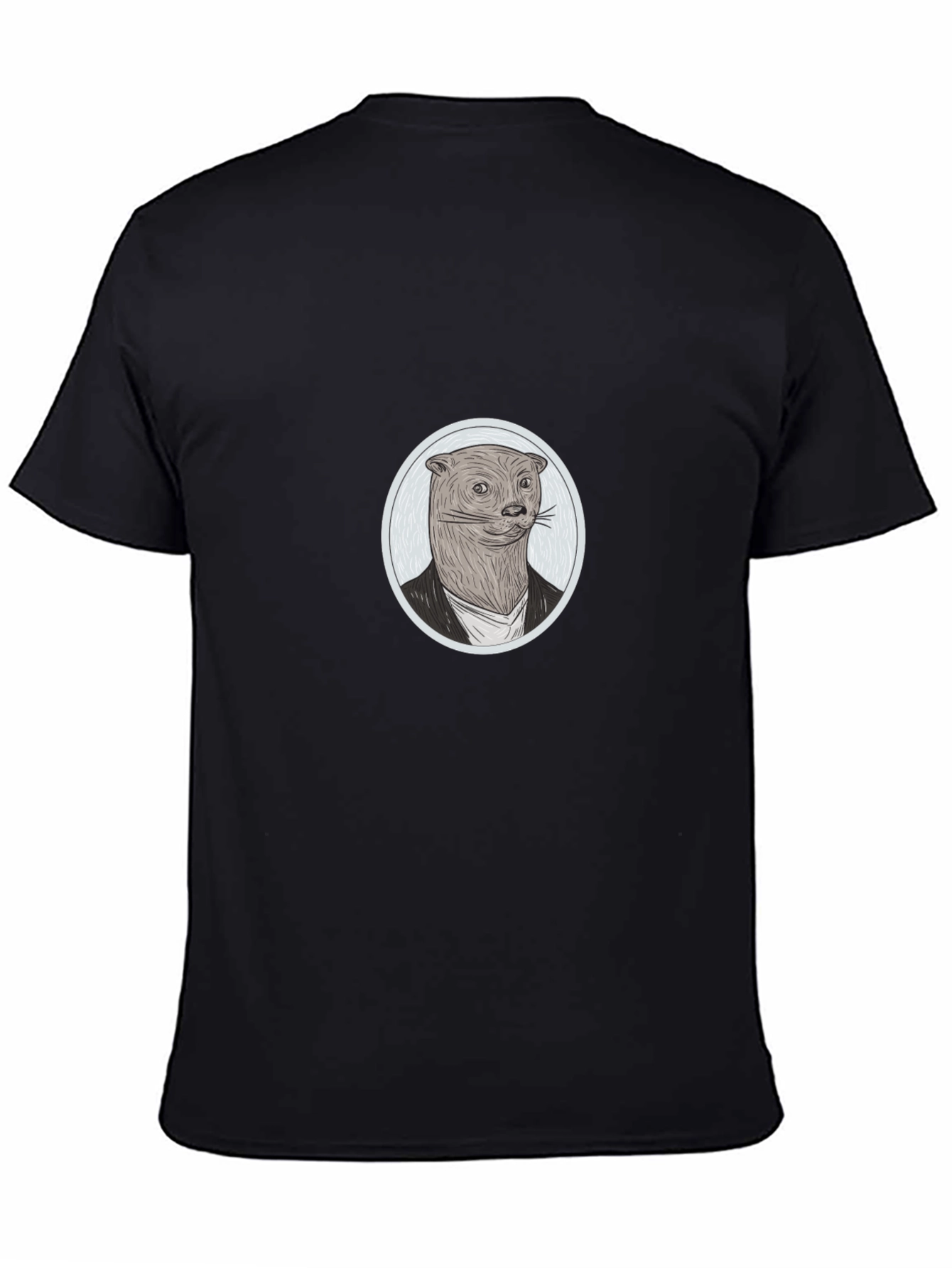Otter in Suit Graphic Tee - Novelty T-Shirt