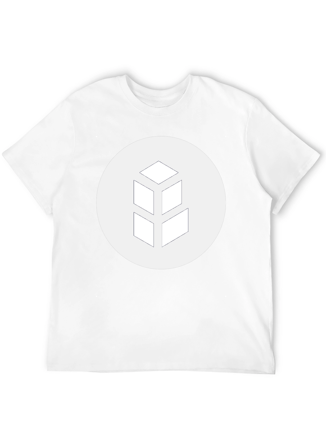 Geometric Logo Black T-Shirt