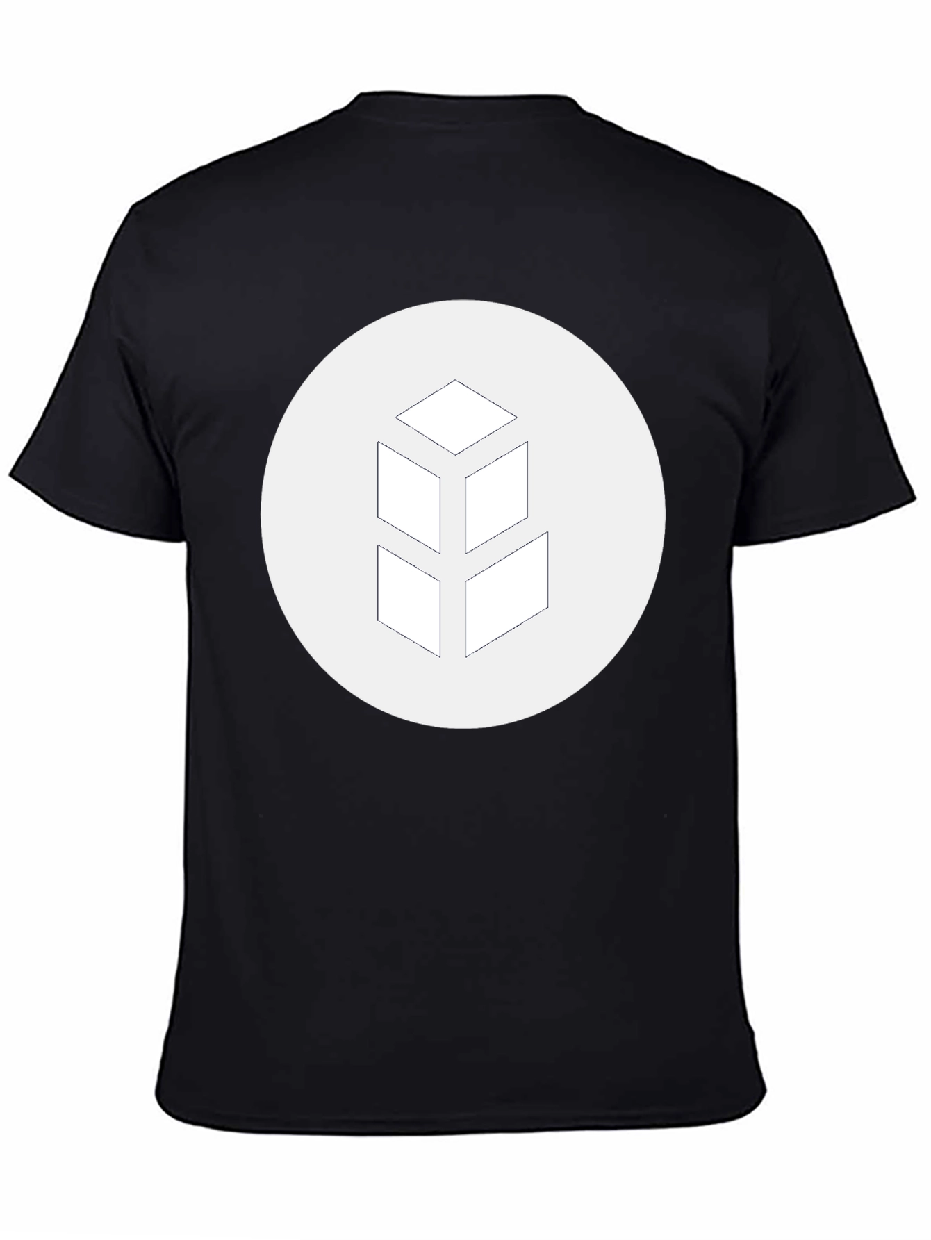 Geometric Logo Black T-Shirt