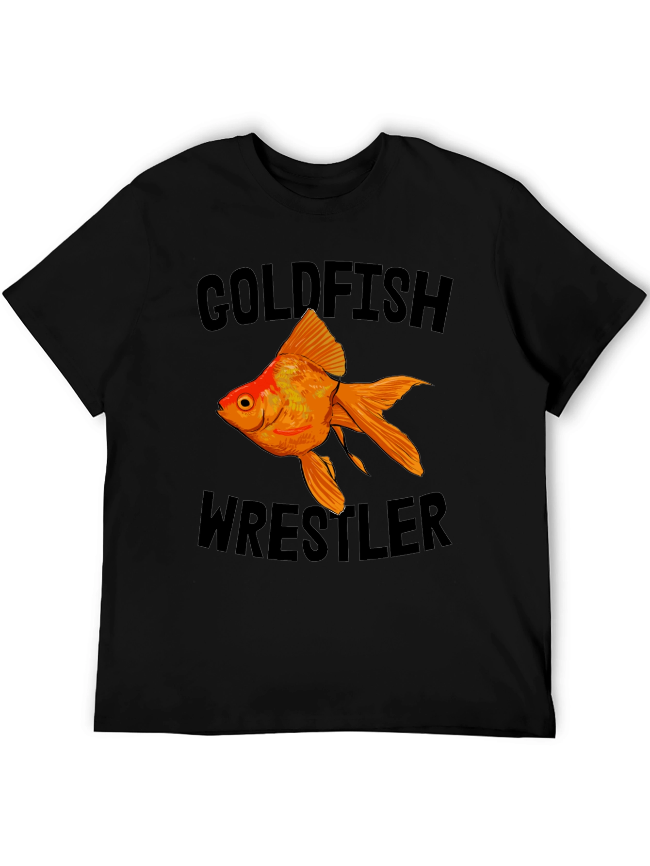 Goldfish Wrestler Graphic T-Shirt