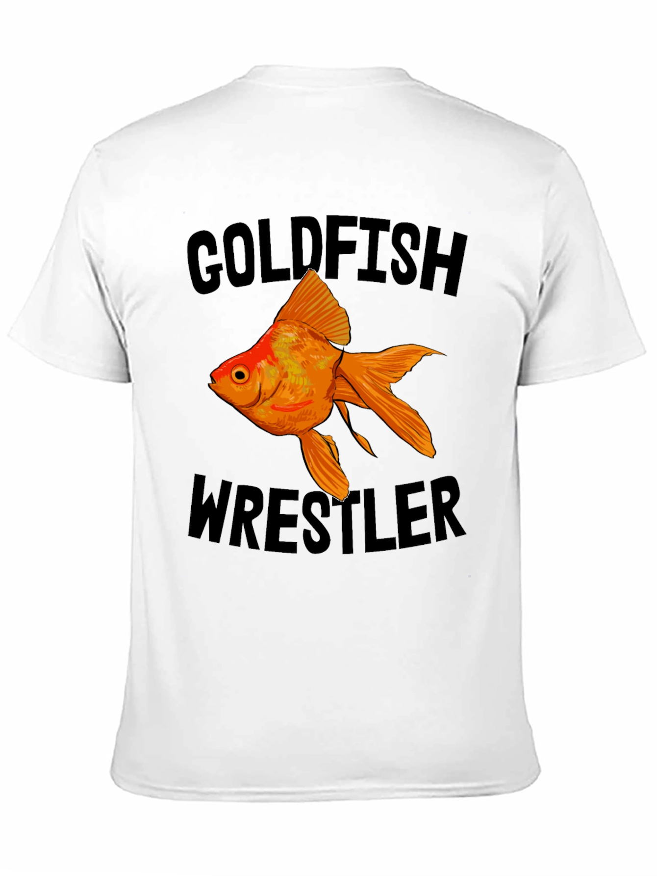 Goldfish Wrestler Graphic T-Shirt