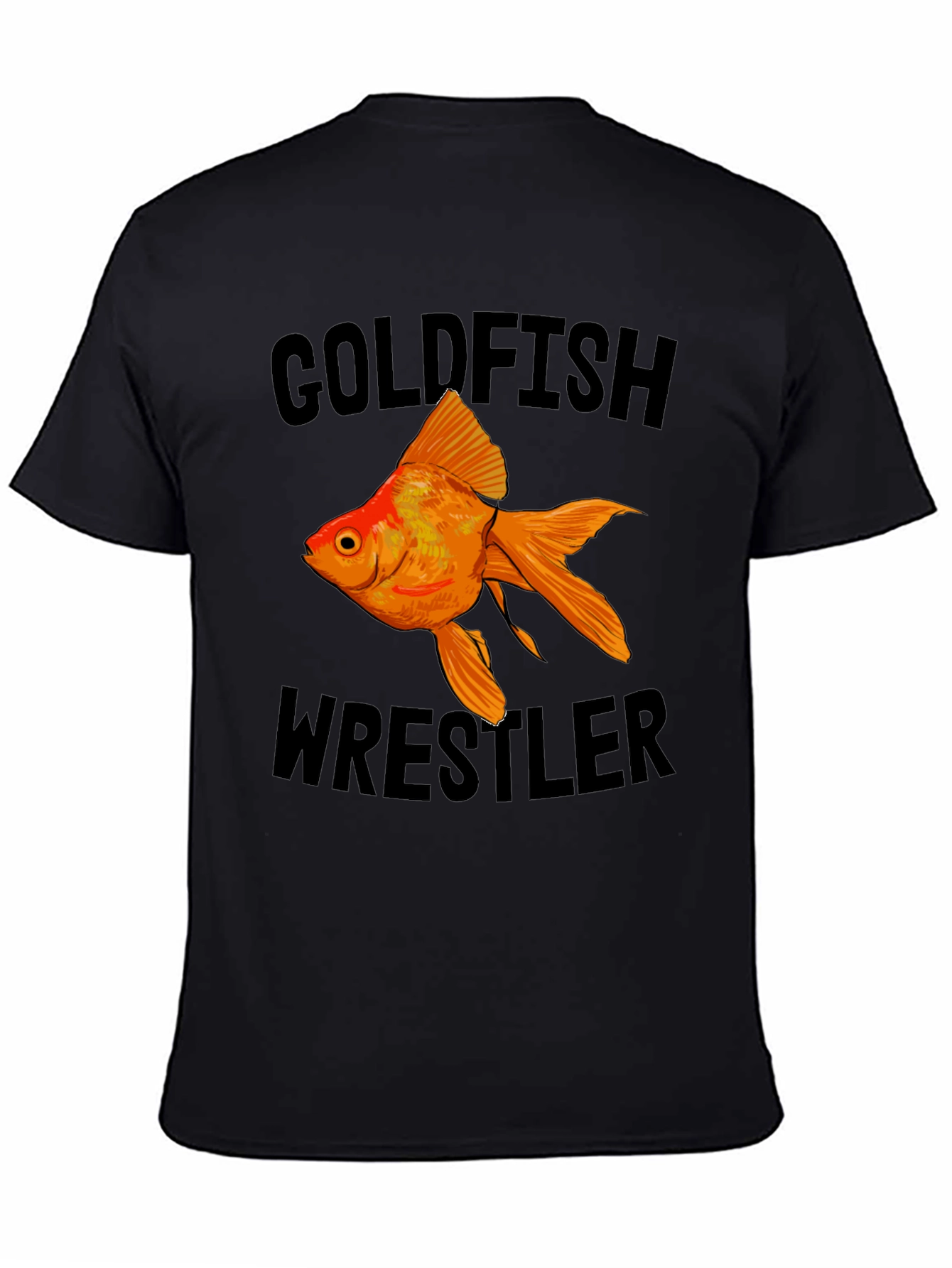 Goldfish Wrestler Graphic T-Shirt