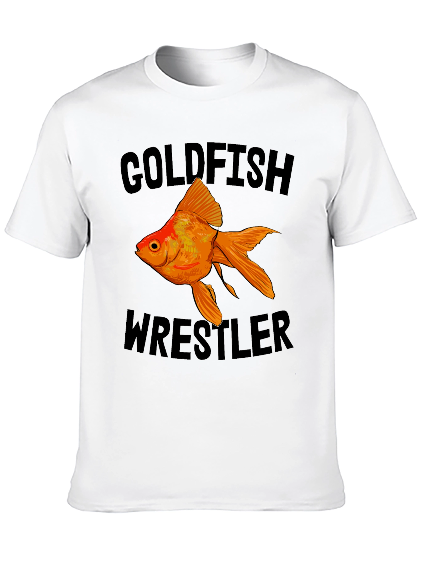 Goldfish Wrestler Graphic T-Shirt