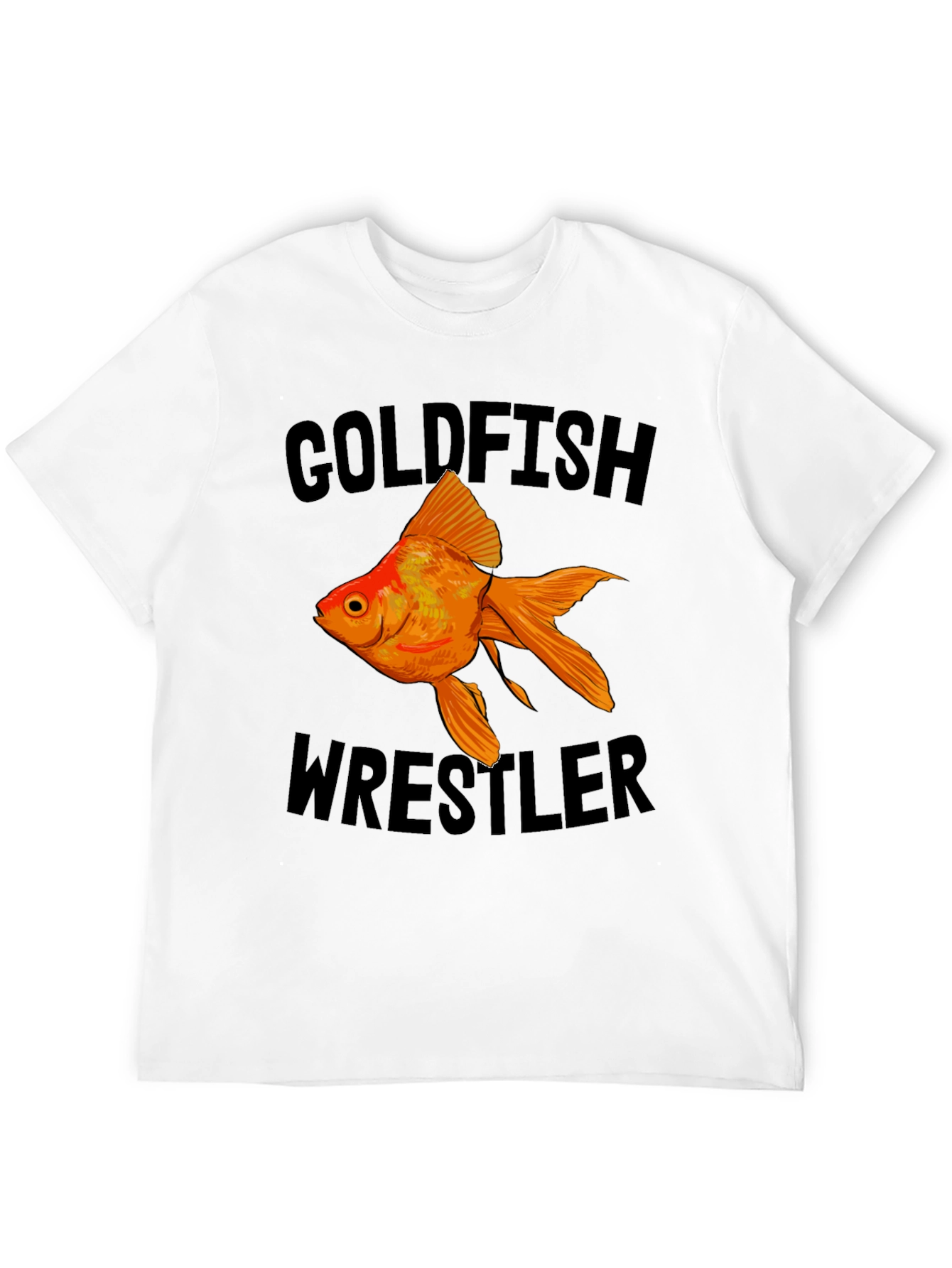 Goldfish Wrestler Graphic T-Shirt