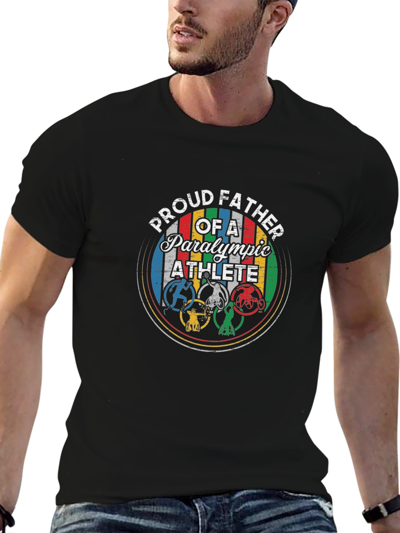Proud Father of a Paralympic Athlete T-Shirt