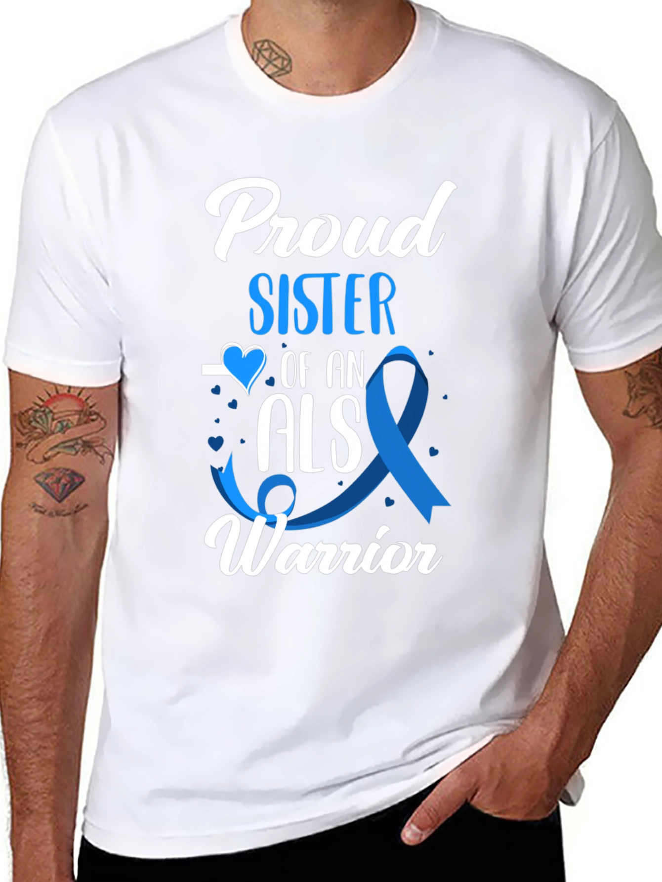 Proud Sister ALS Warrior T-Shirt