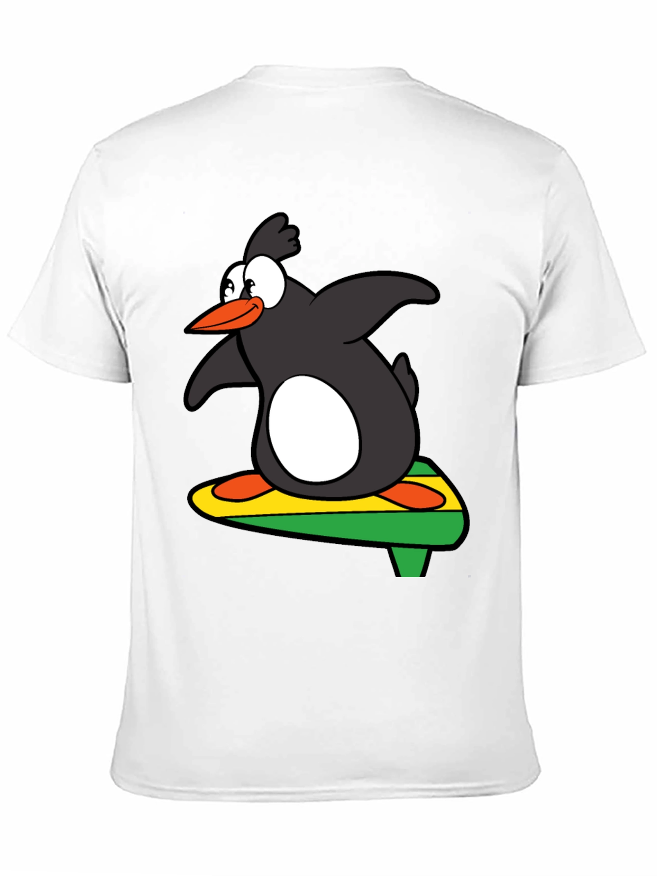Surfing Penguin Graphic Tee - Cool & Fun Design
