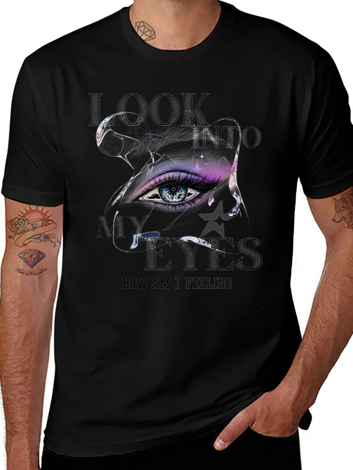 Eye Graphic T-Shirt - Look Into My Eyes Tee