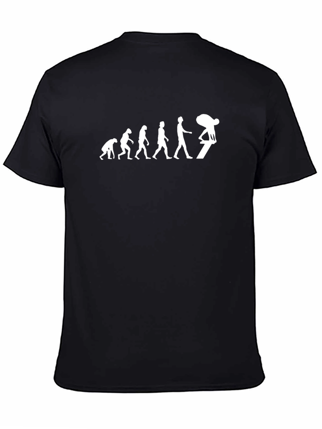 Evolution Skateboarder Black T-Shirt