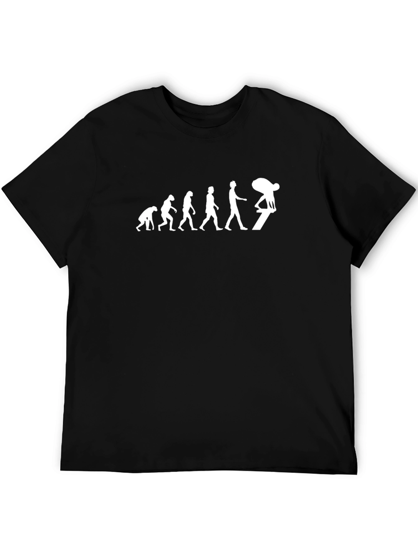 Evolution Skateboarder Black T-Shirt