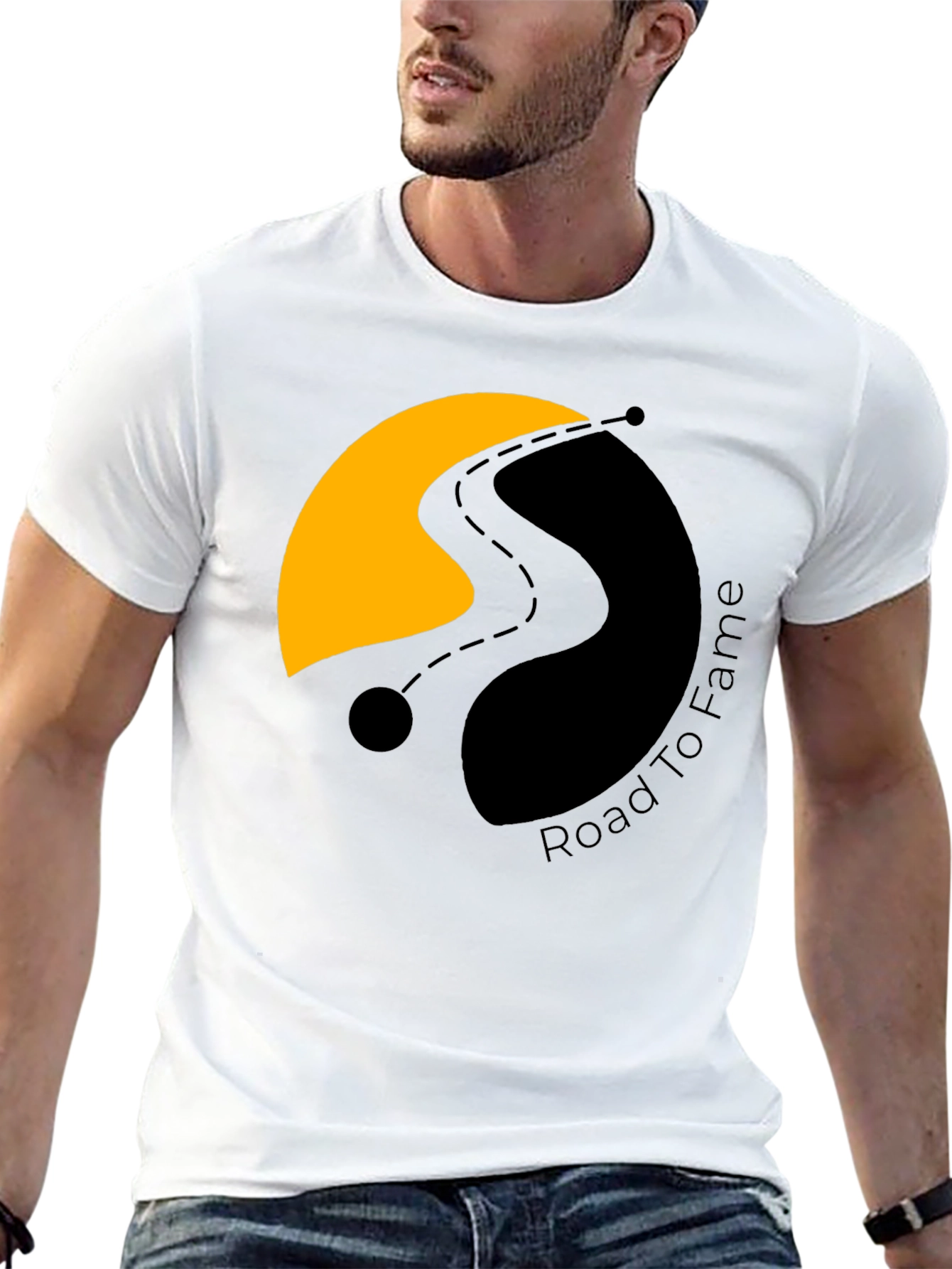 Road To Fame Black T-Shirt