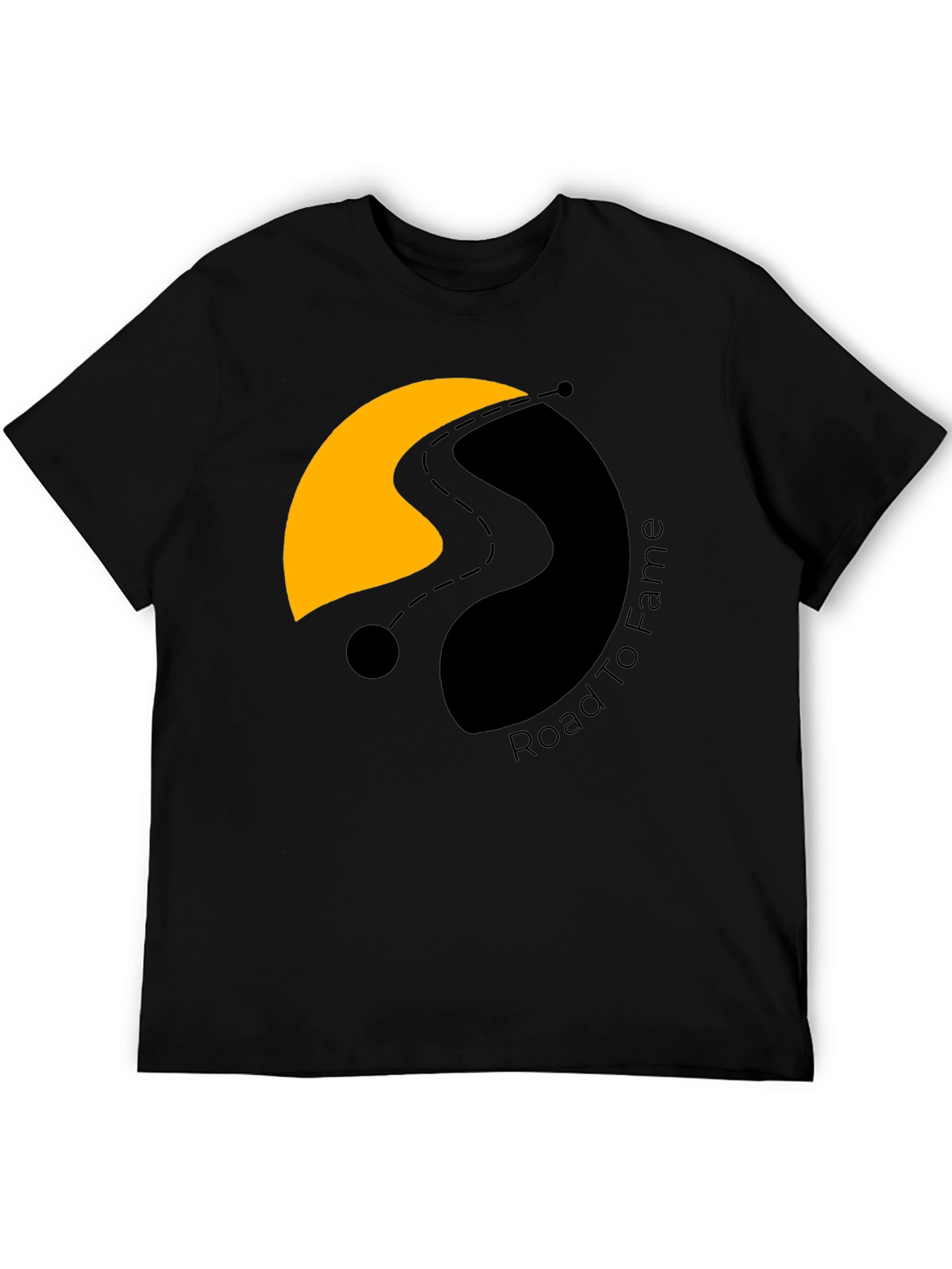 Road To Fame Black T-Shirt
