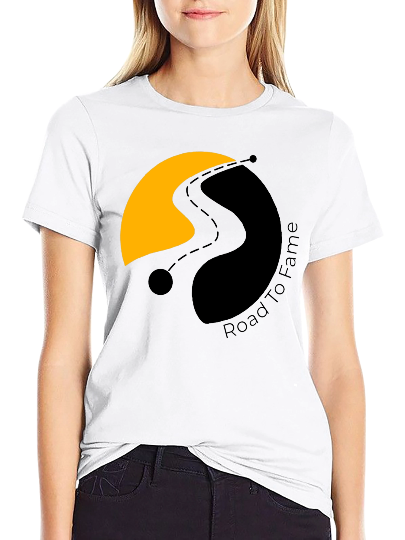 Road To Fame Black T-Shirt