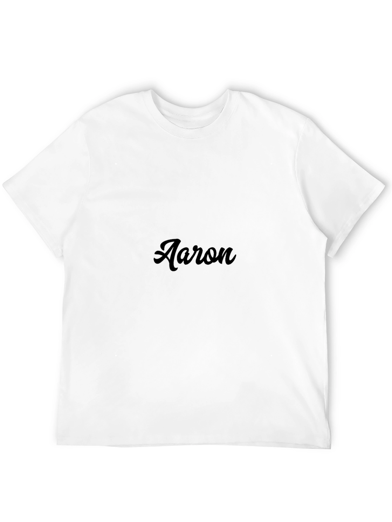 Black Aaron T-Shirt Casual Wear