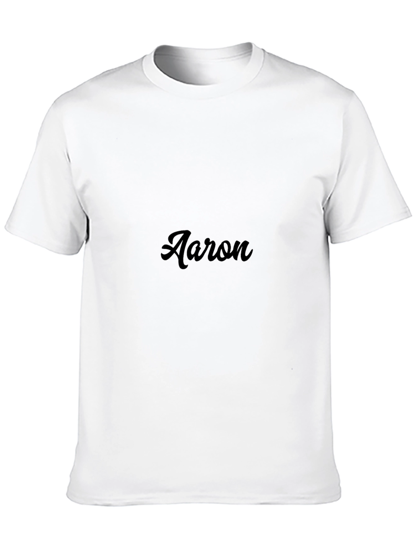 Black Aaron T-Shirt Casual Wear