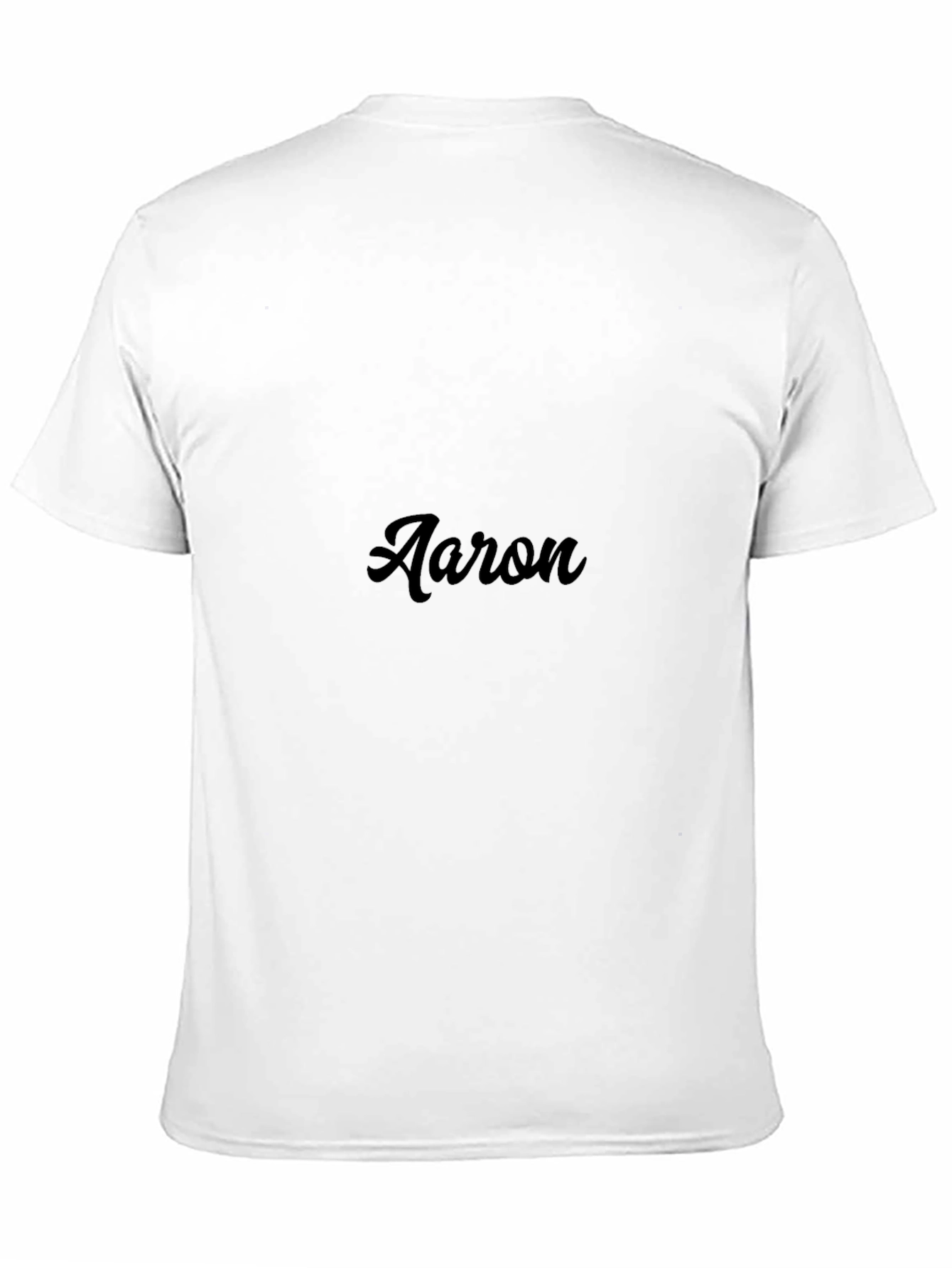 Black Aaron T-Shirt Casual Wear
