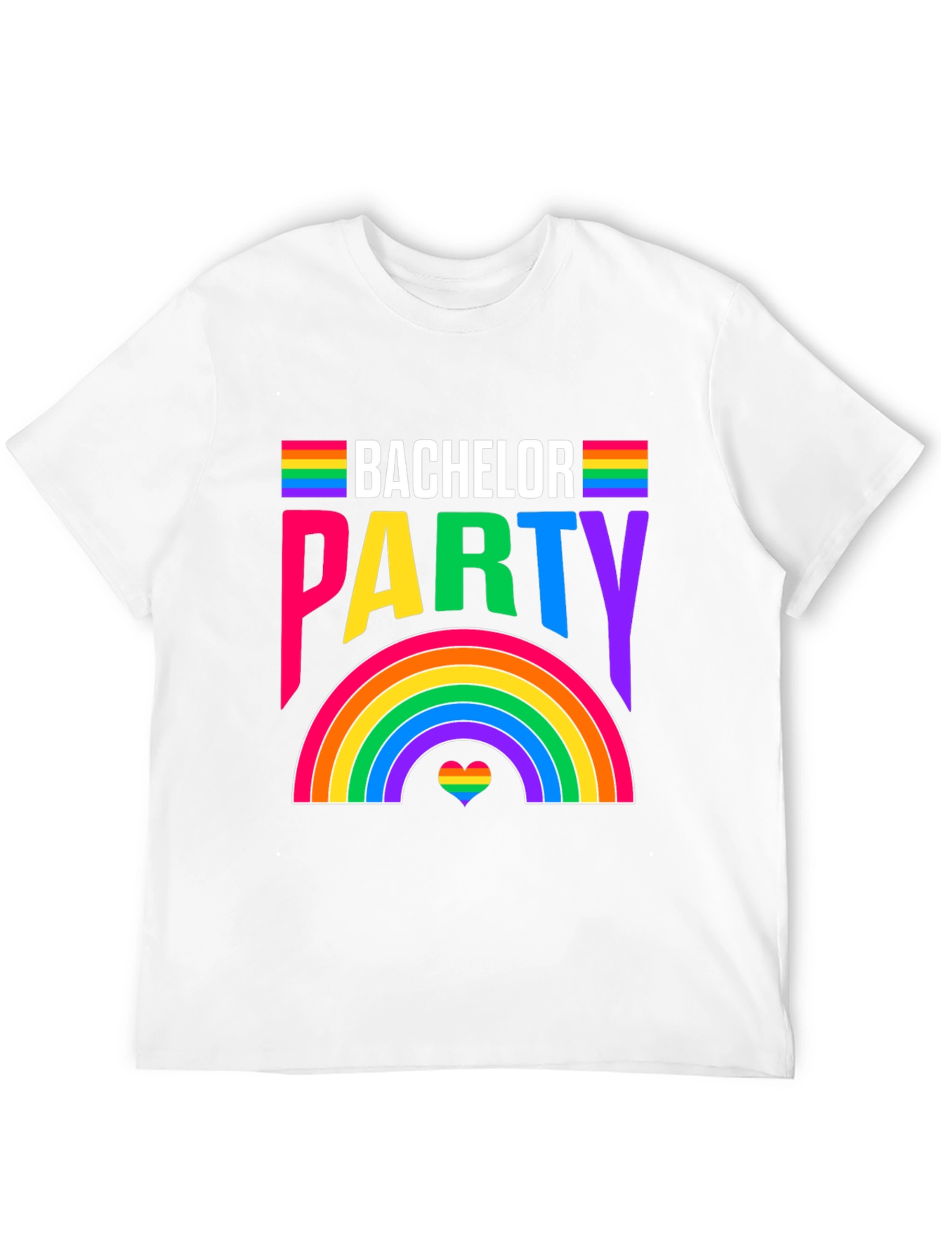 Bachelor Party Rainbow Pride T-Shirt