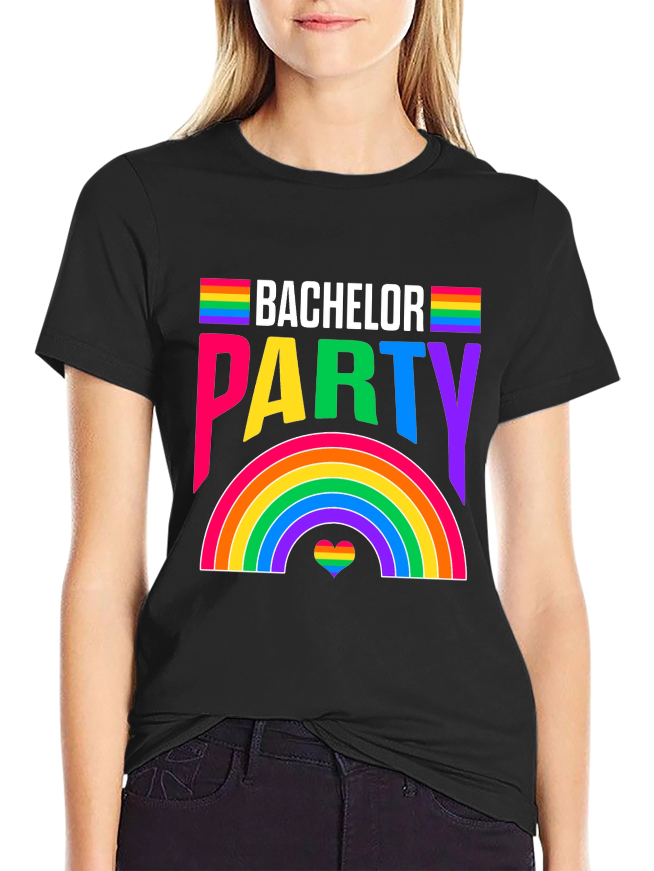 Bachelor Party Rainbow Pride T-Shirt