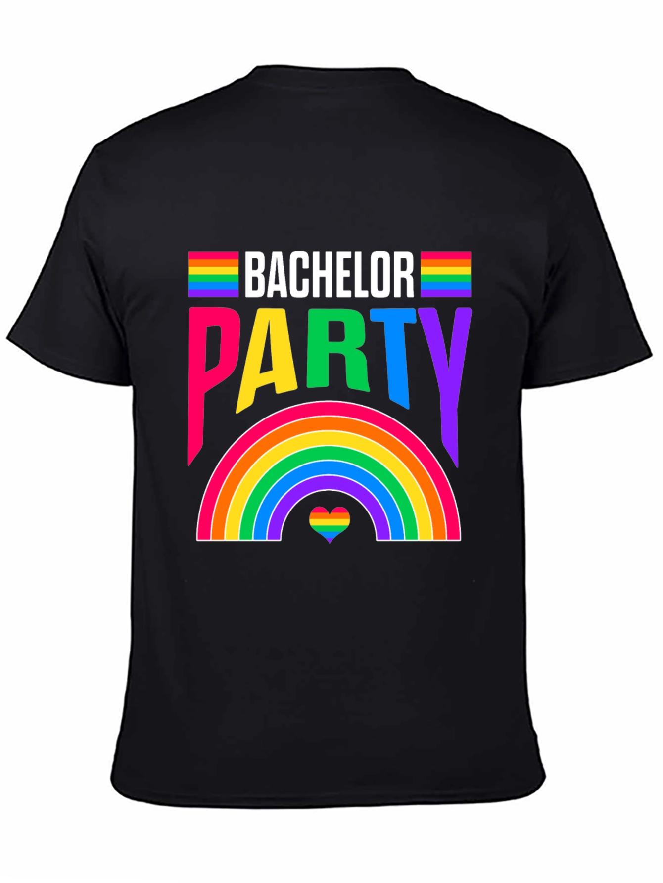 Bachelor Party Rainbow Pride T-Shirt