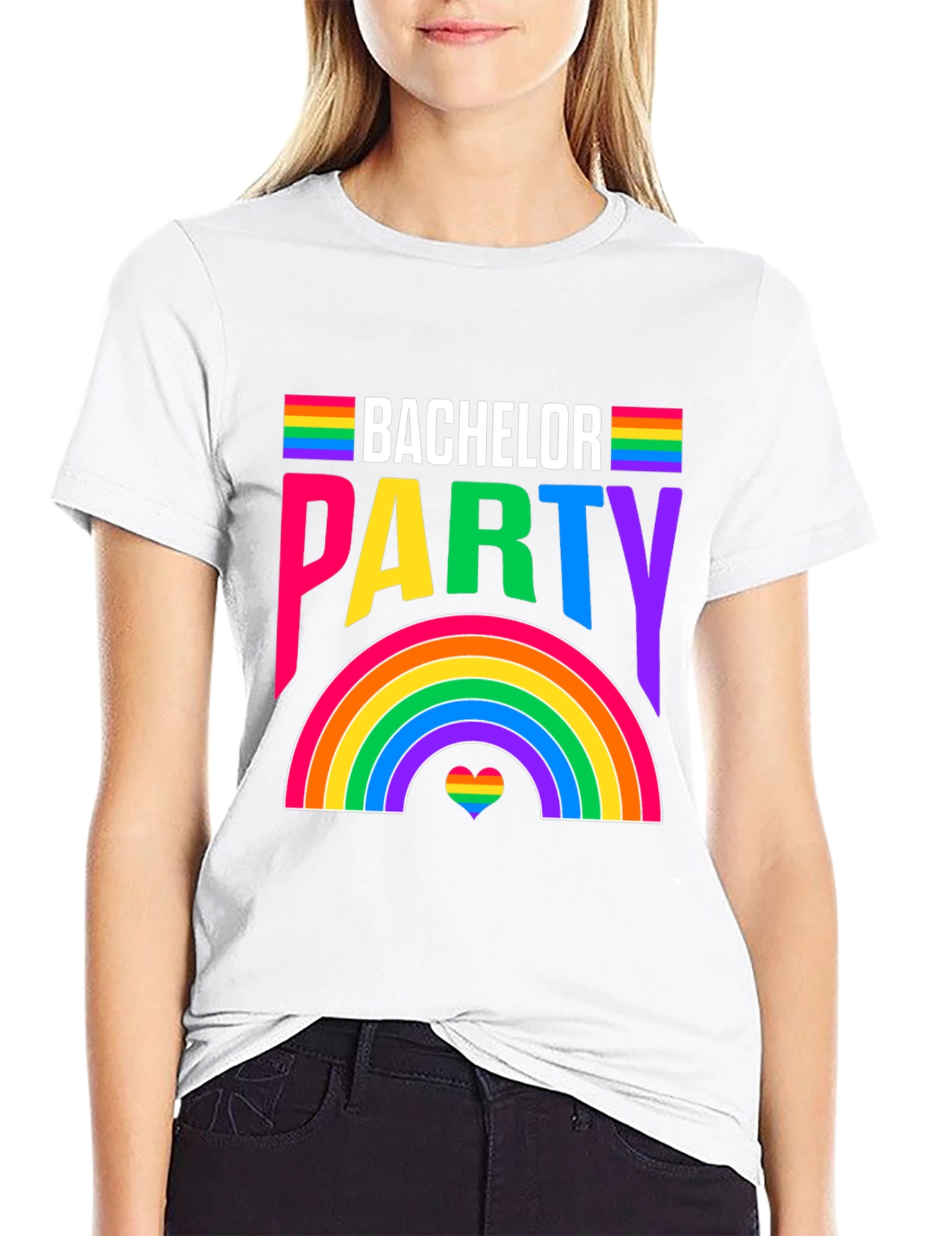 Bachelor Party Rainbow Pride T-Shirt