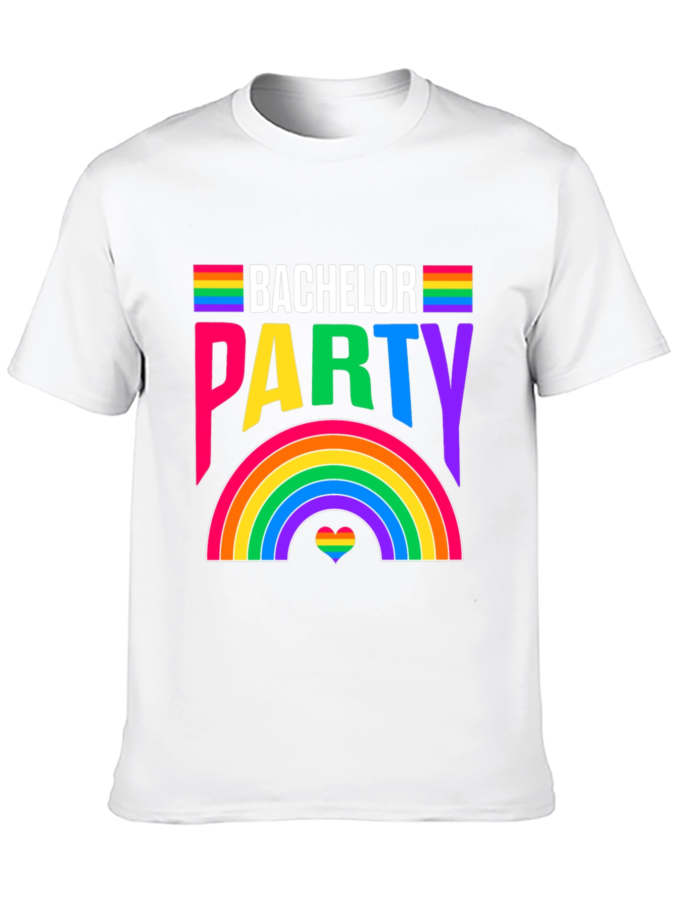 Bachelor Party Rainbow Pride T-Shirt