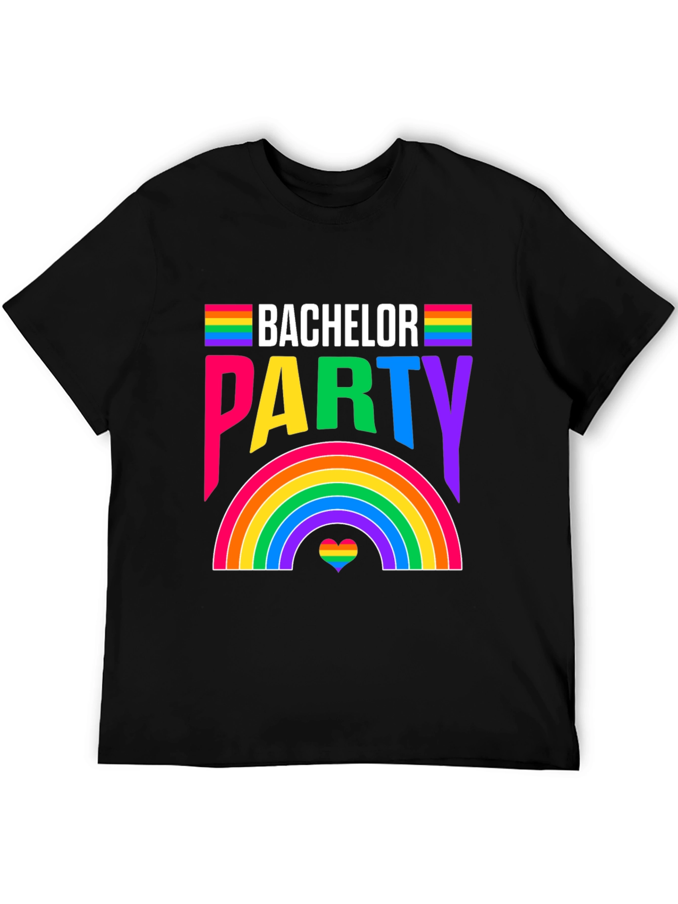 Bachelor Party Rainbow Pride T-Shirt