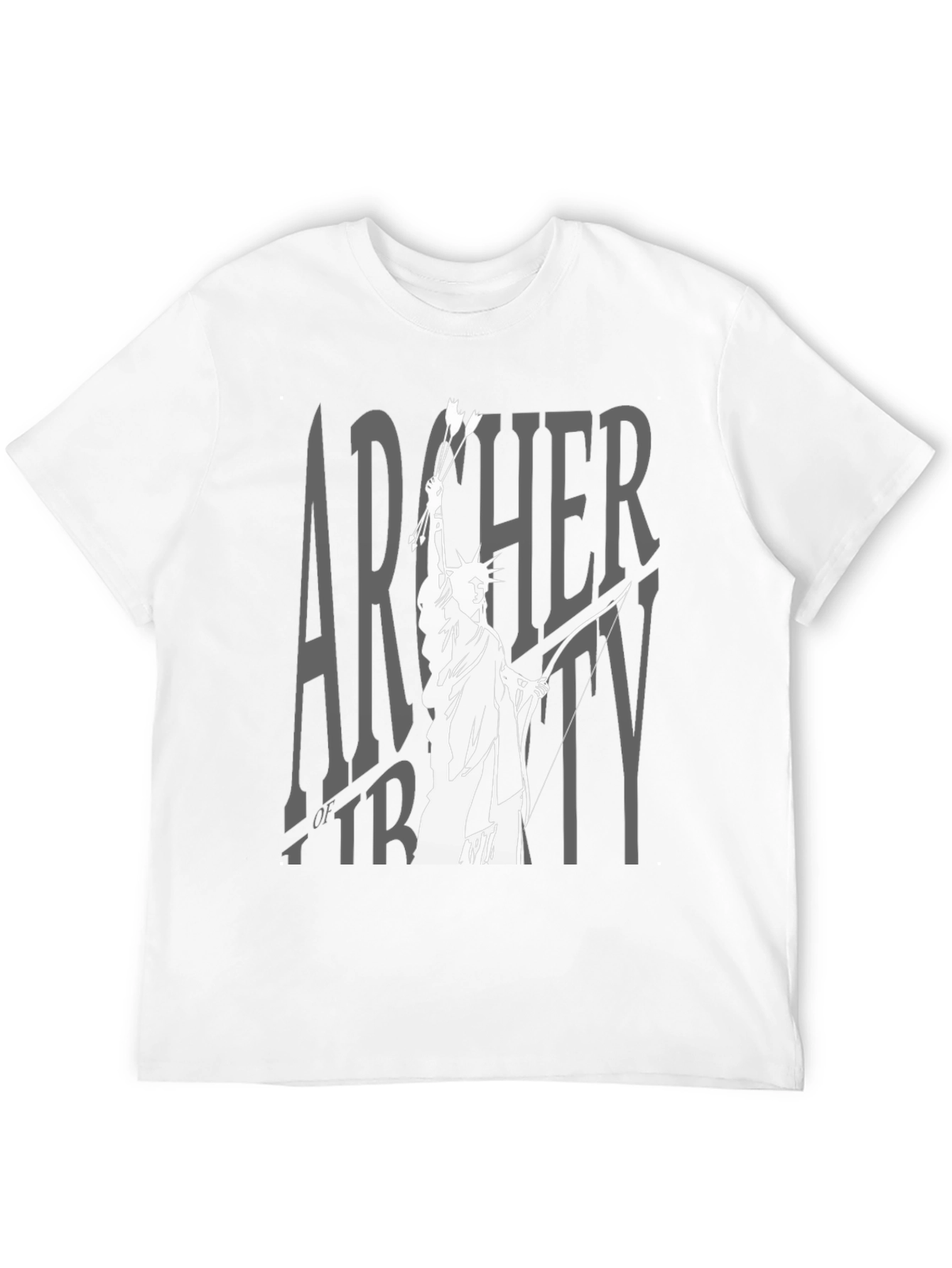 Archer of Liberty Graphic T-Shirt - Black Cotton Tee