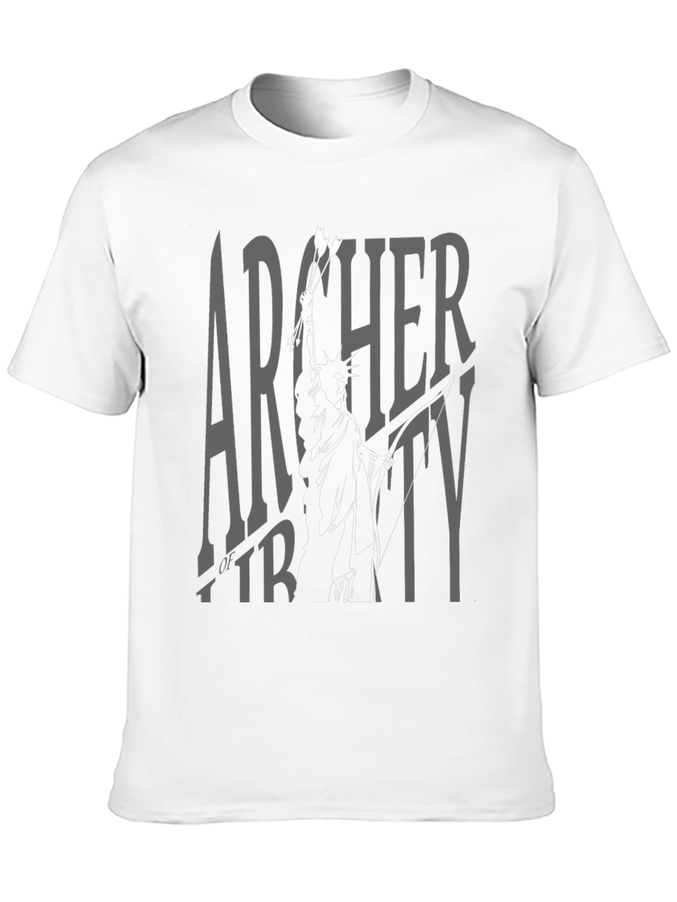 Archer of Liberty Graphic T-Shirt - Black Cotton Tee