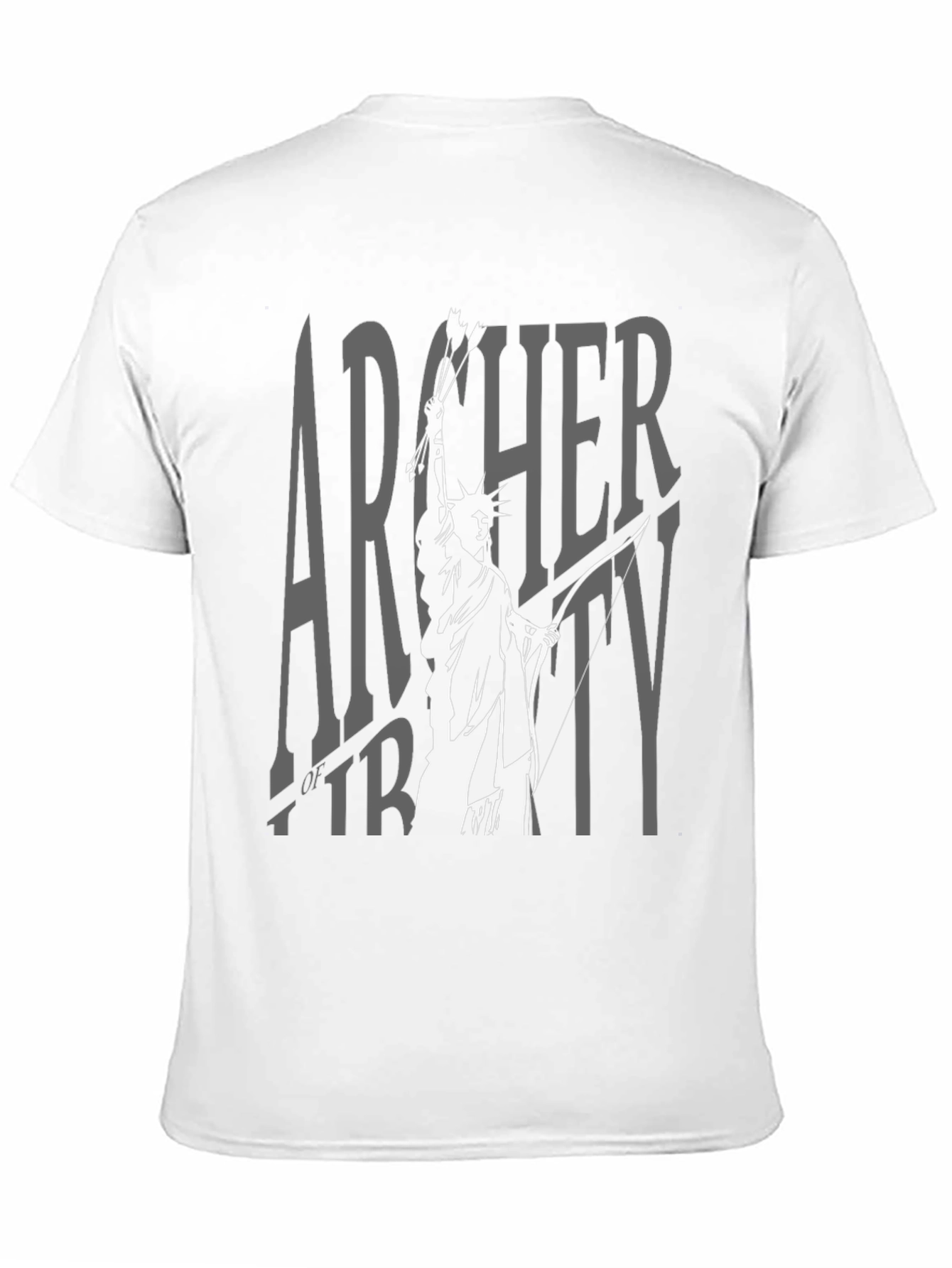 Archer of Liberty Graphic T-Shirt - Black Cotton Tee