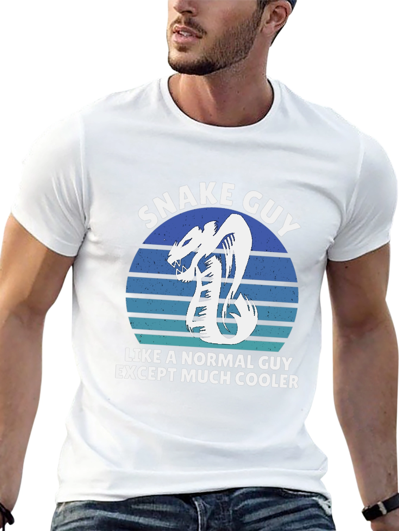 Snake Guy T-Shirt - Much Cooler Than Normal