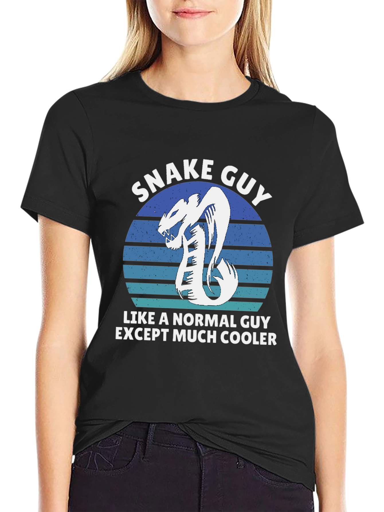 Snake Guy T-Shirt - Much Cooler Than Normal